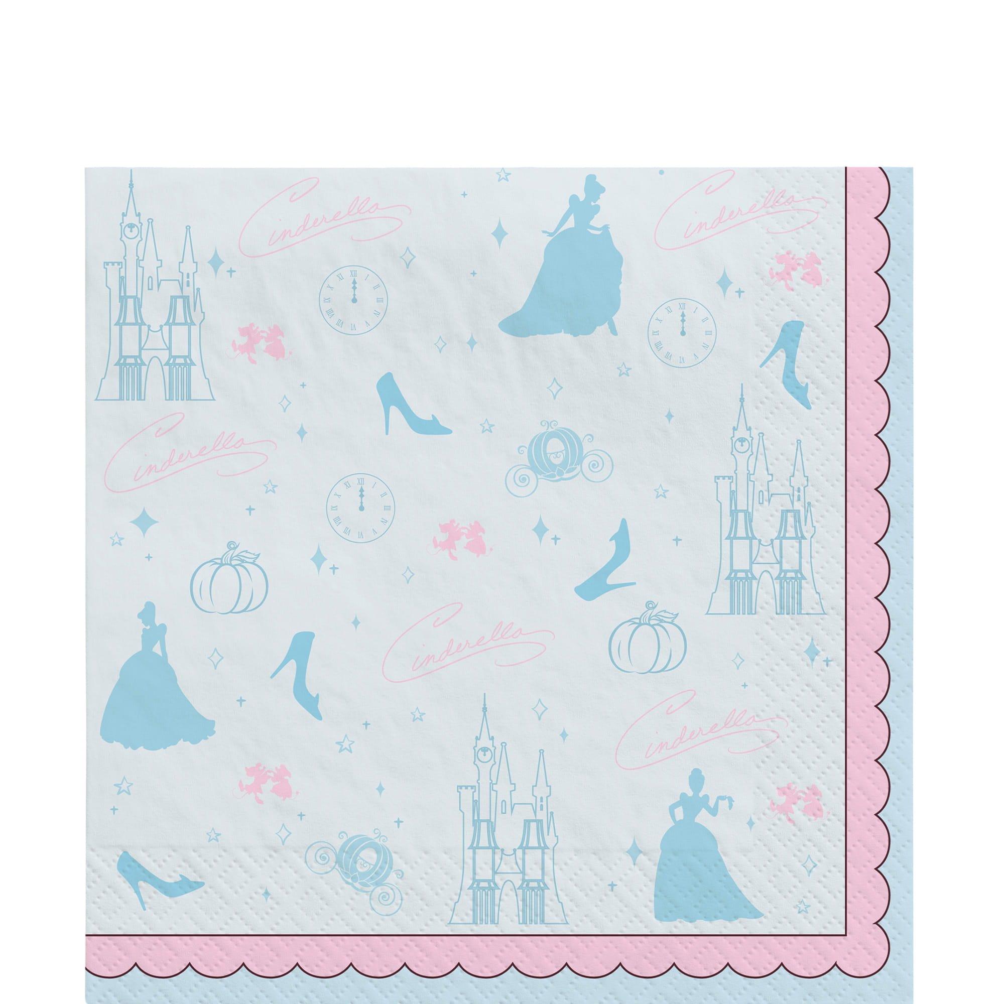 Disney Cinderella Once Upon A Time Lunch Napkins, 16ct