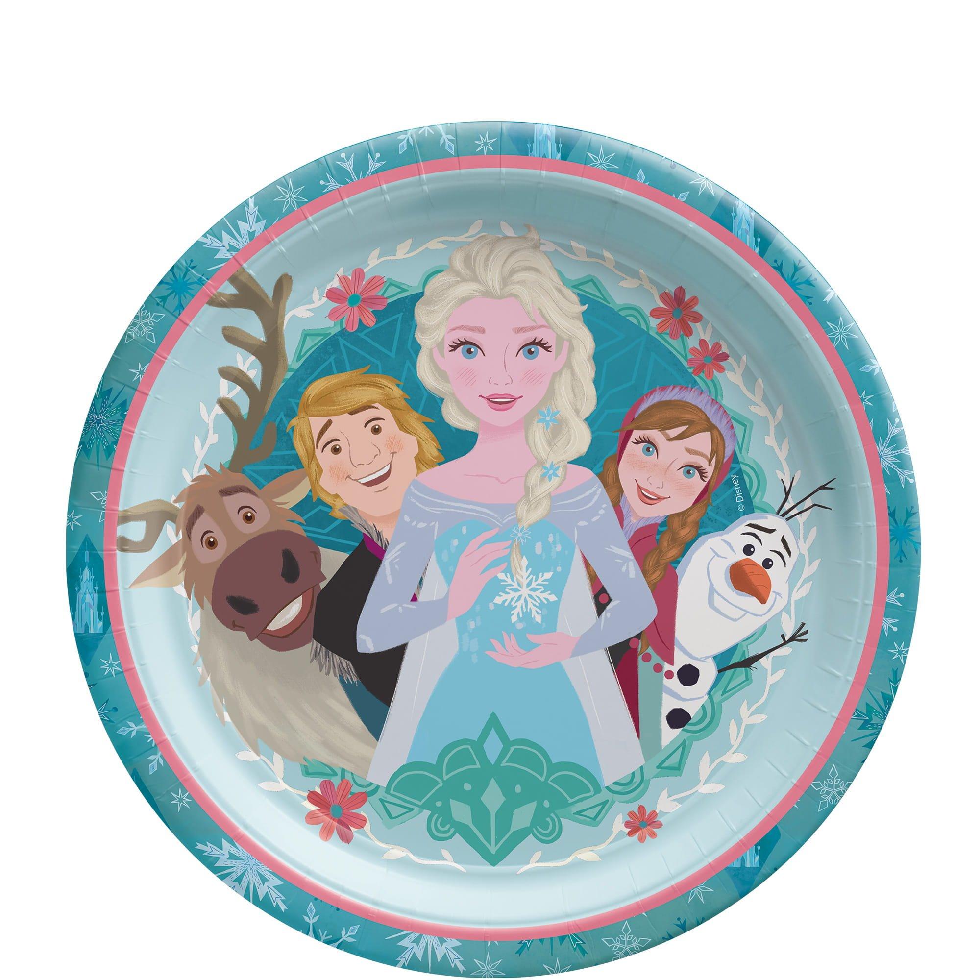 Frozen Paper Dessert Plate, 8ct