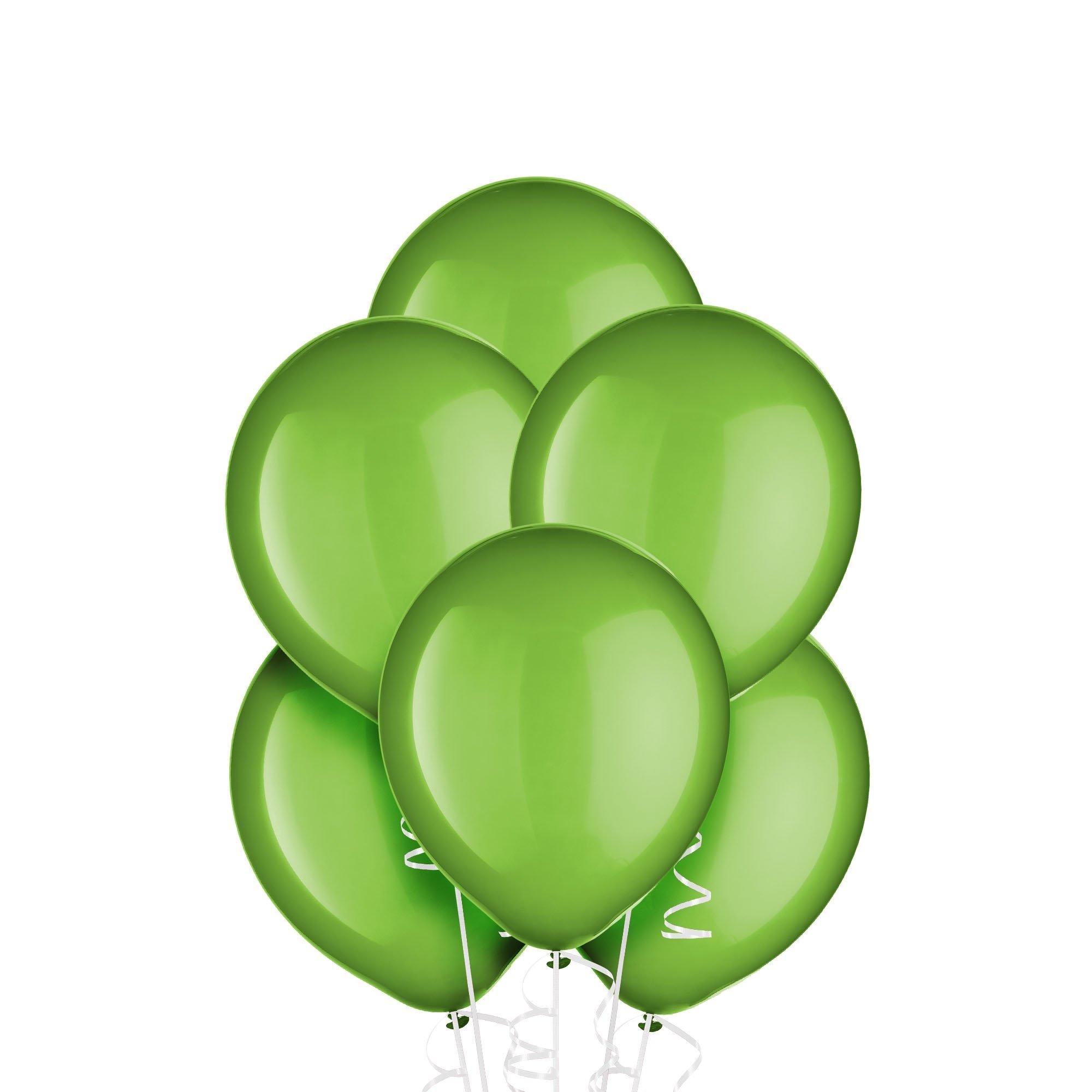 20ct, 9in, Kiwi Green Latex Balloons