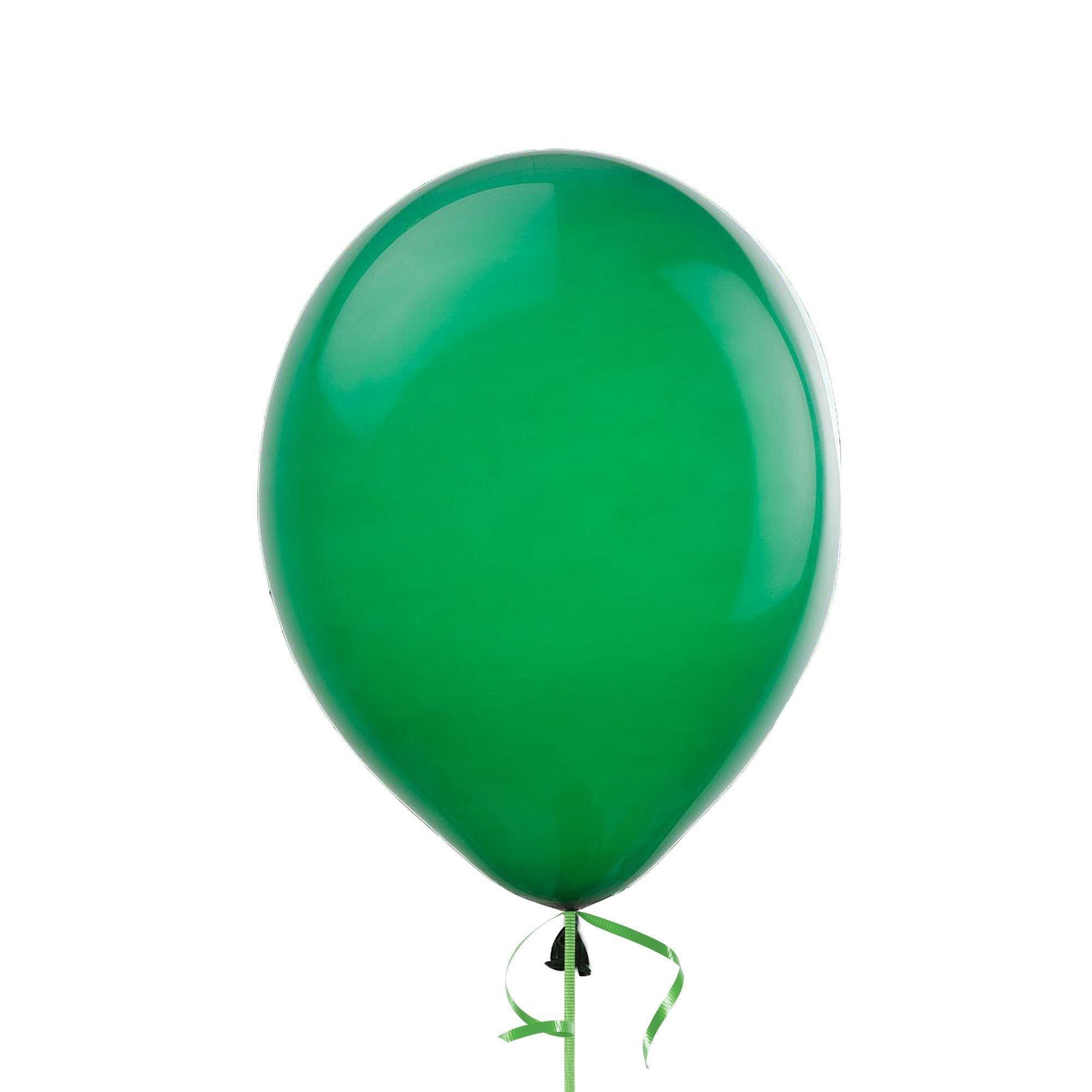 Festive Green Latex Balloon