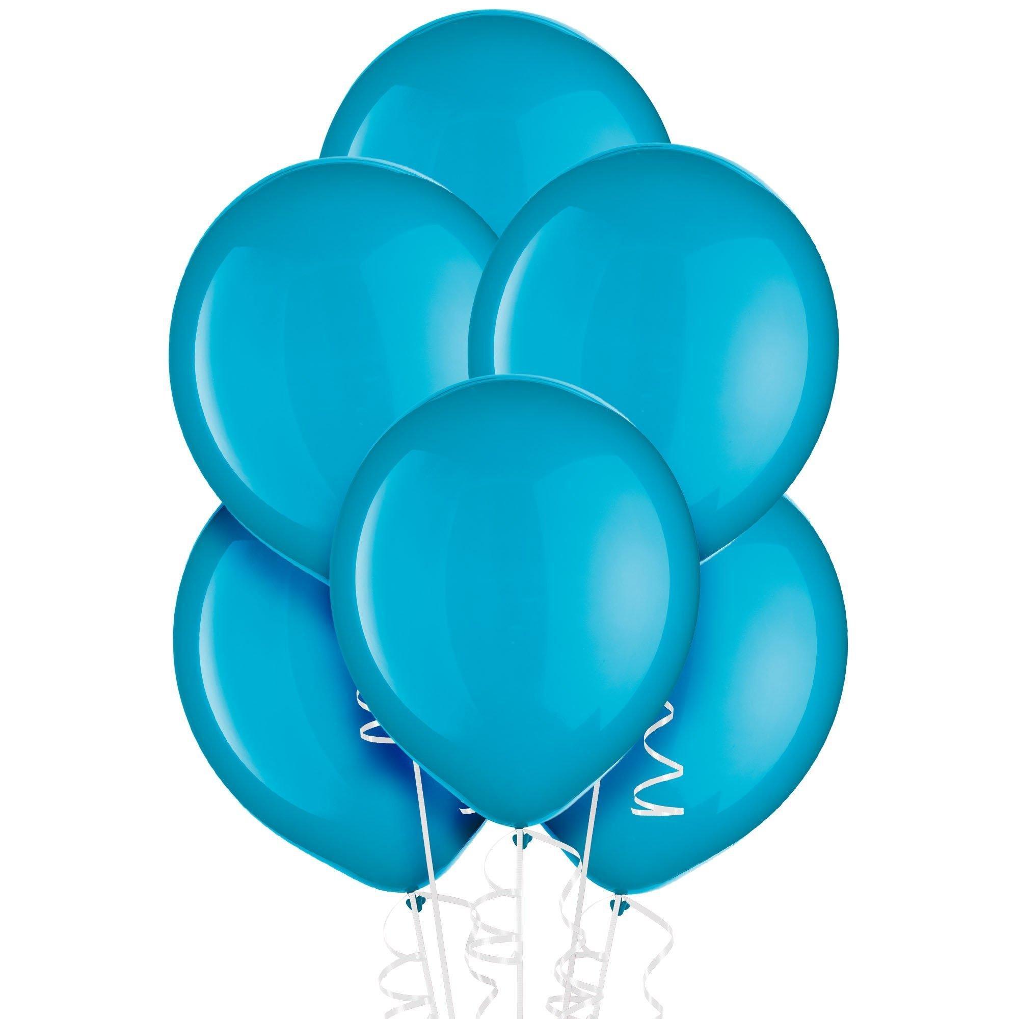 Caribbean Blue Latex Balloons