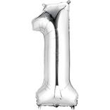 34in Silver Number Balloon (1)