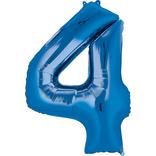34in Blue Number Balloon (4)