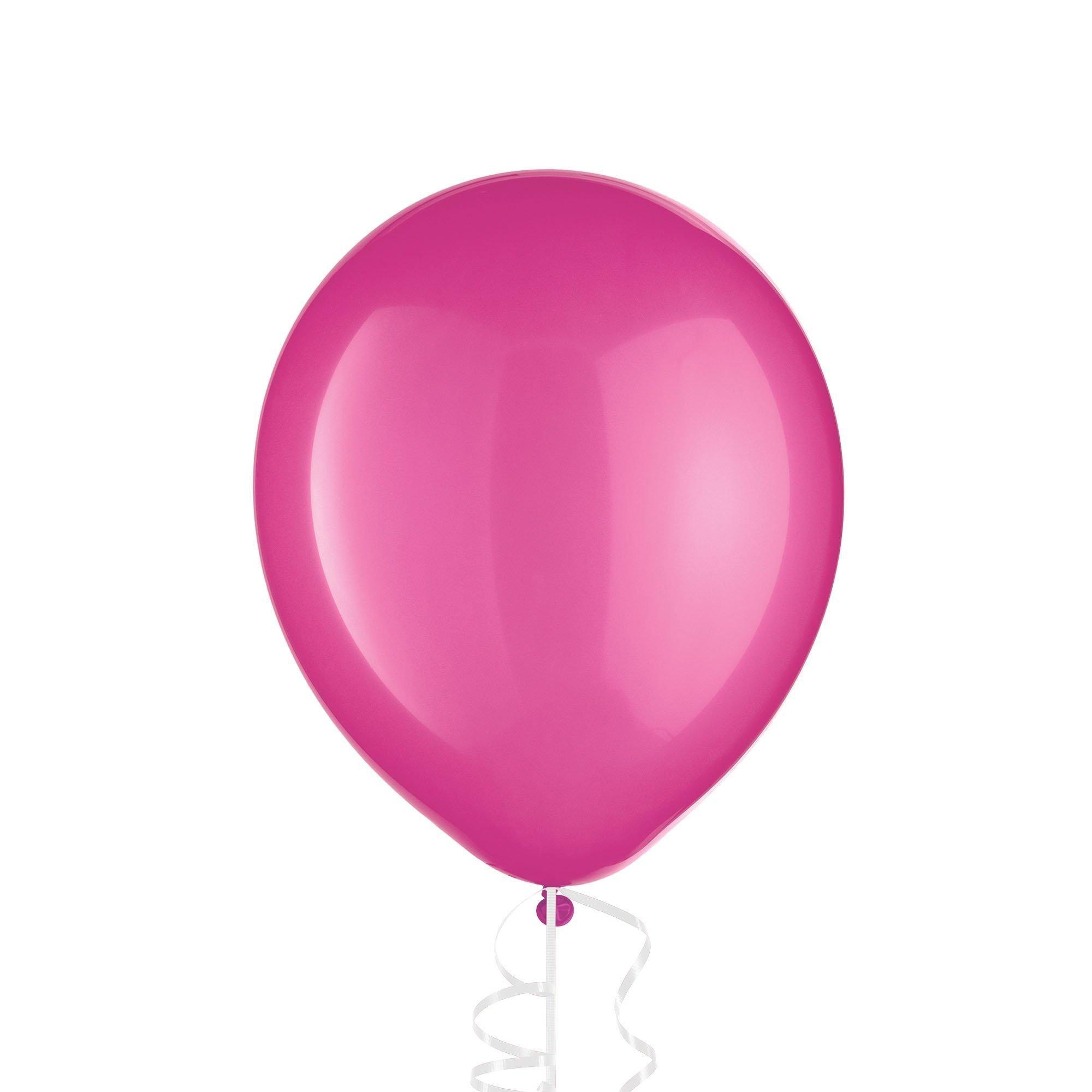 Bright Pink Latex Balloons