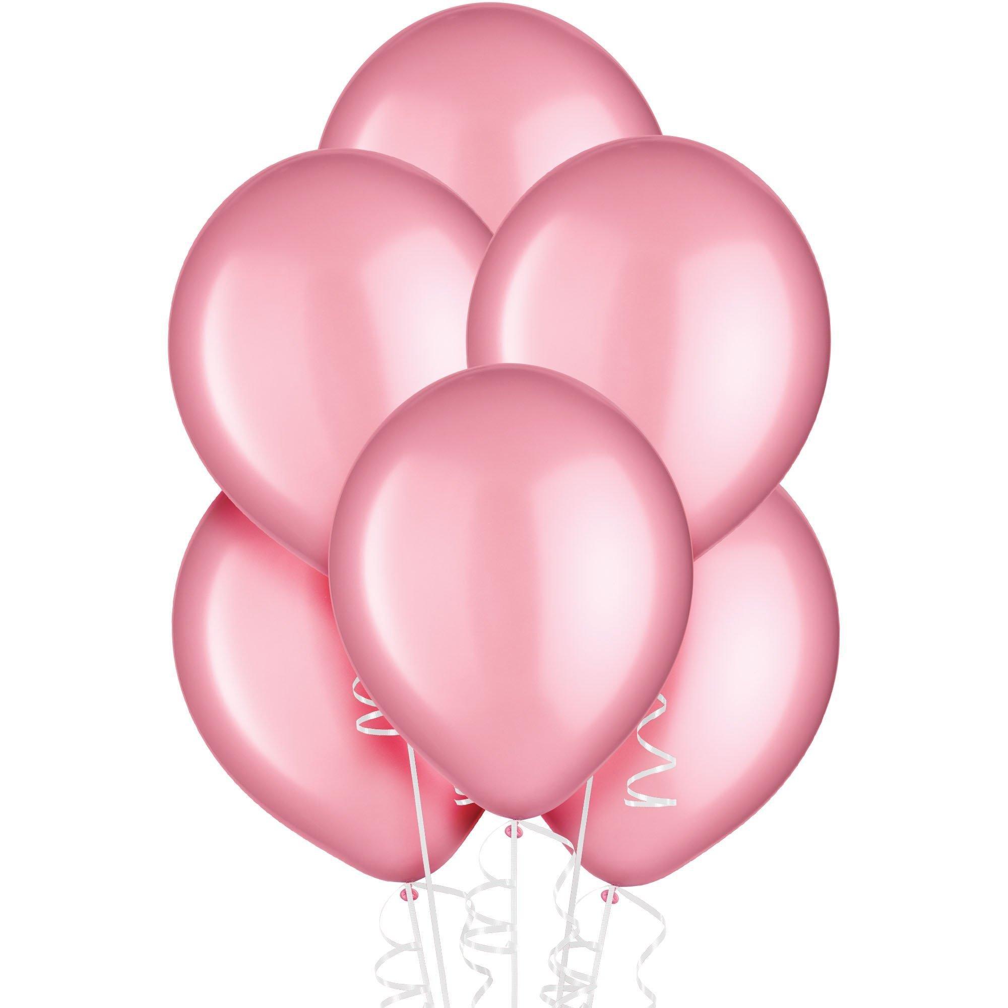 Pink Pearl Latex Balloons