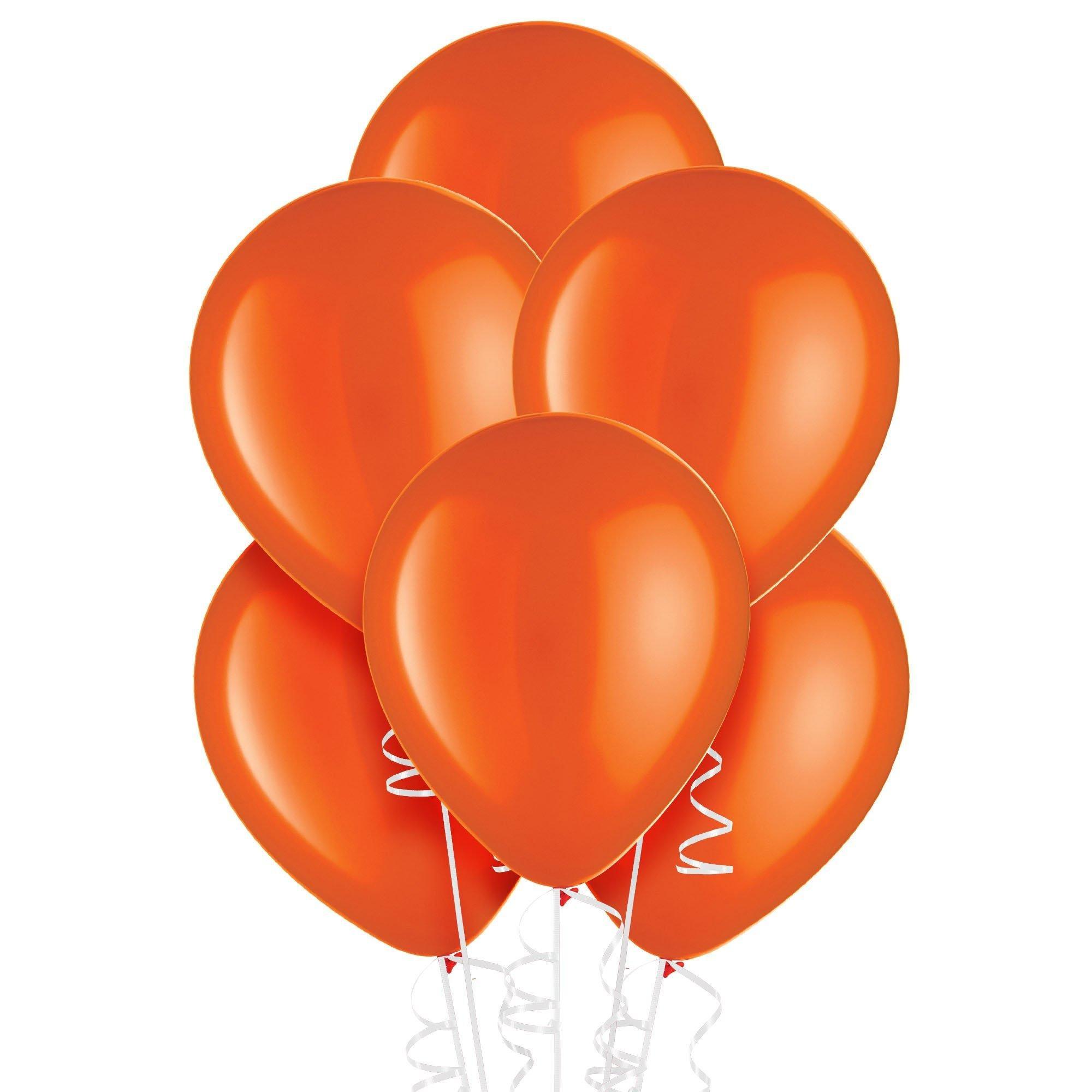 Orange Pearl Latex Balloons