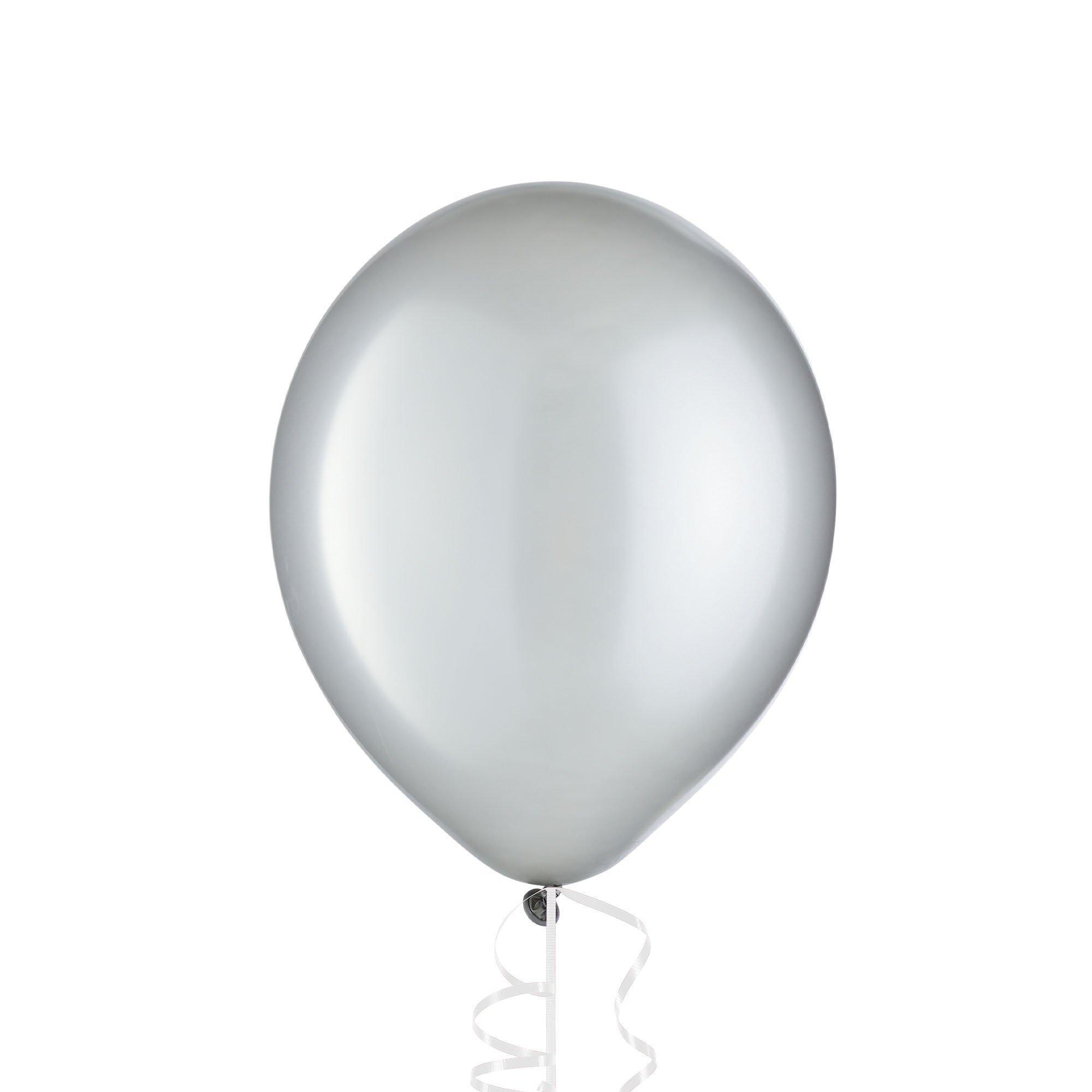 Silver Pearl Latex Balloons