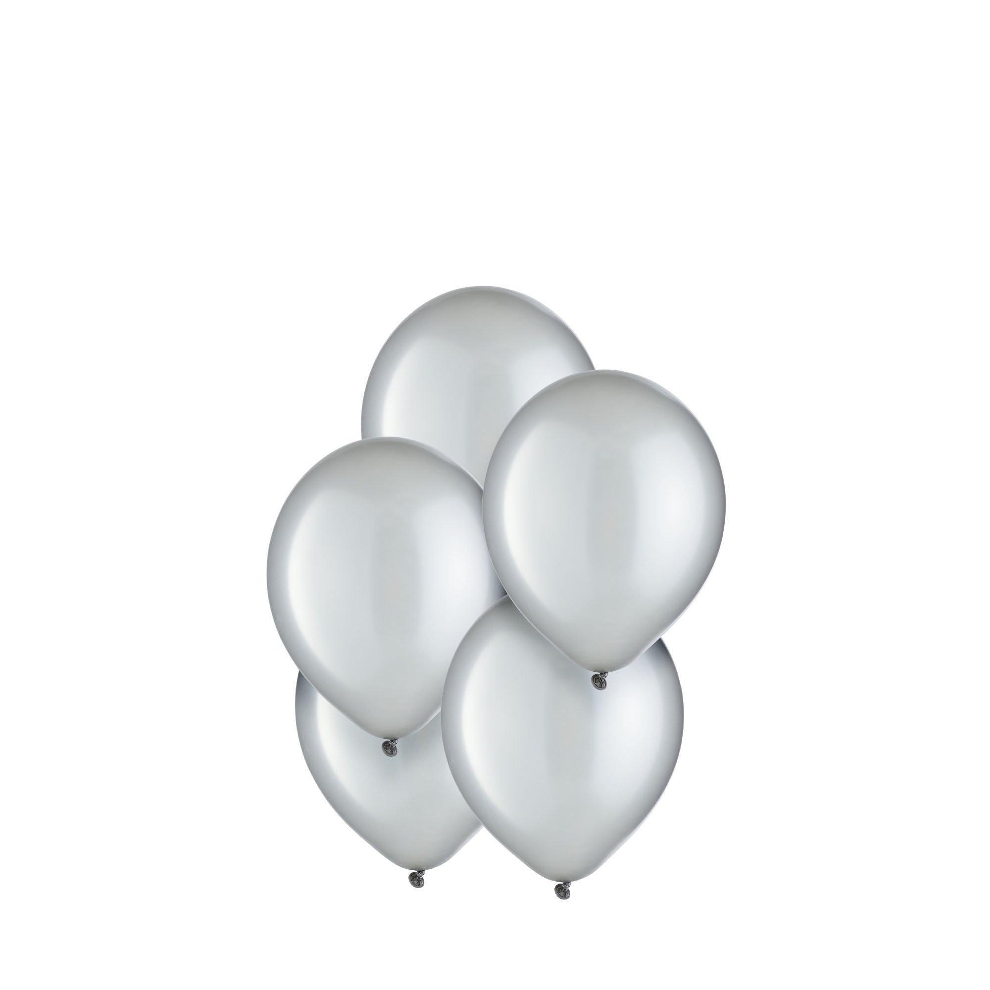 Silver Pearl Latex Balloons