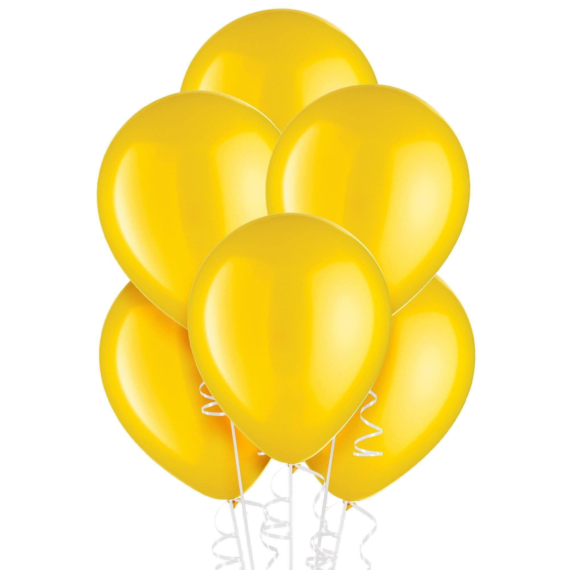 Yellow Pearl Latex Balloons