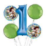 Toy Story 1st Birthday Balloon Bouquet 5pc