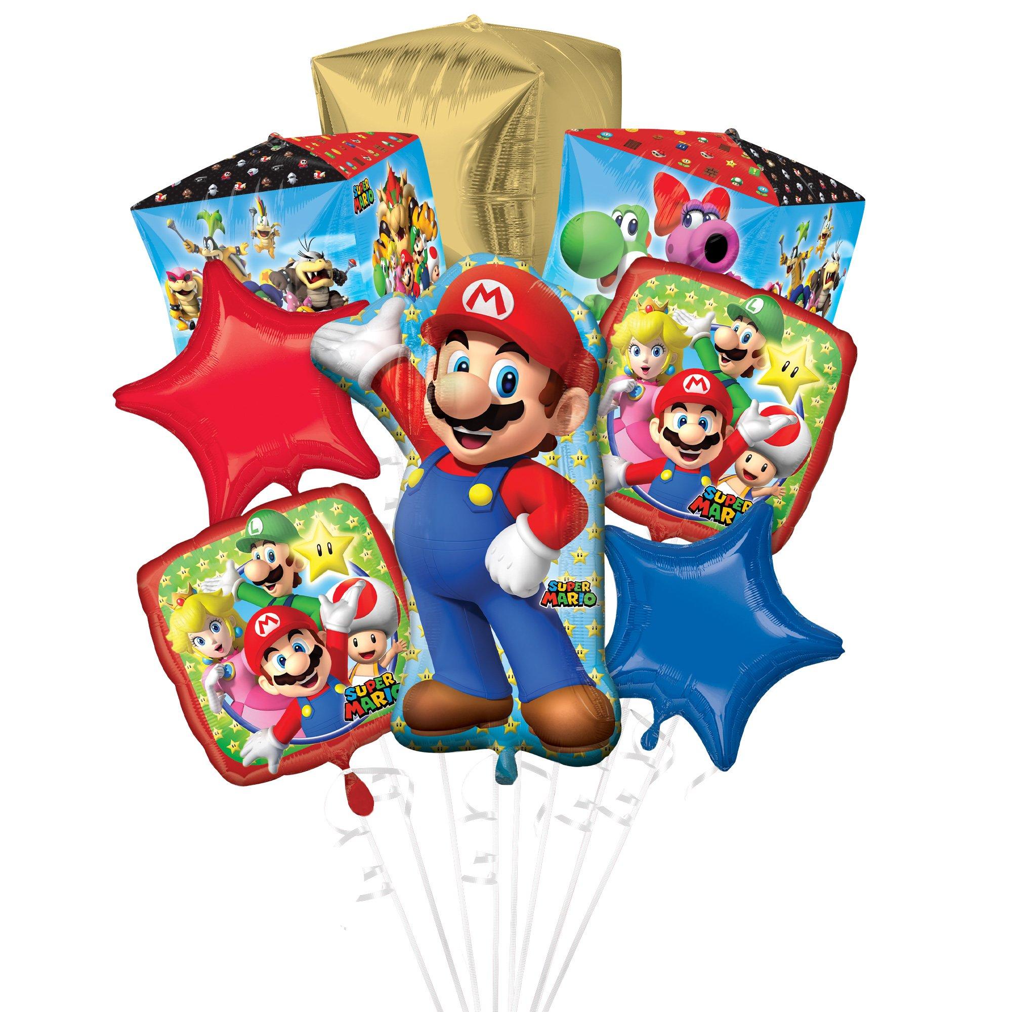 Mario Gift For 4 Years Oldsuper Mario Bros Foil Balloons & Party  Decorations For Kids - Anime Theme