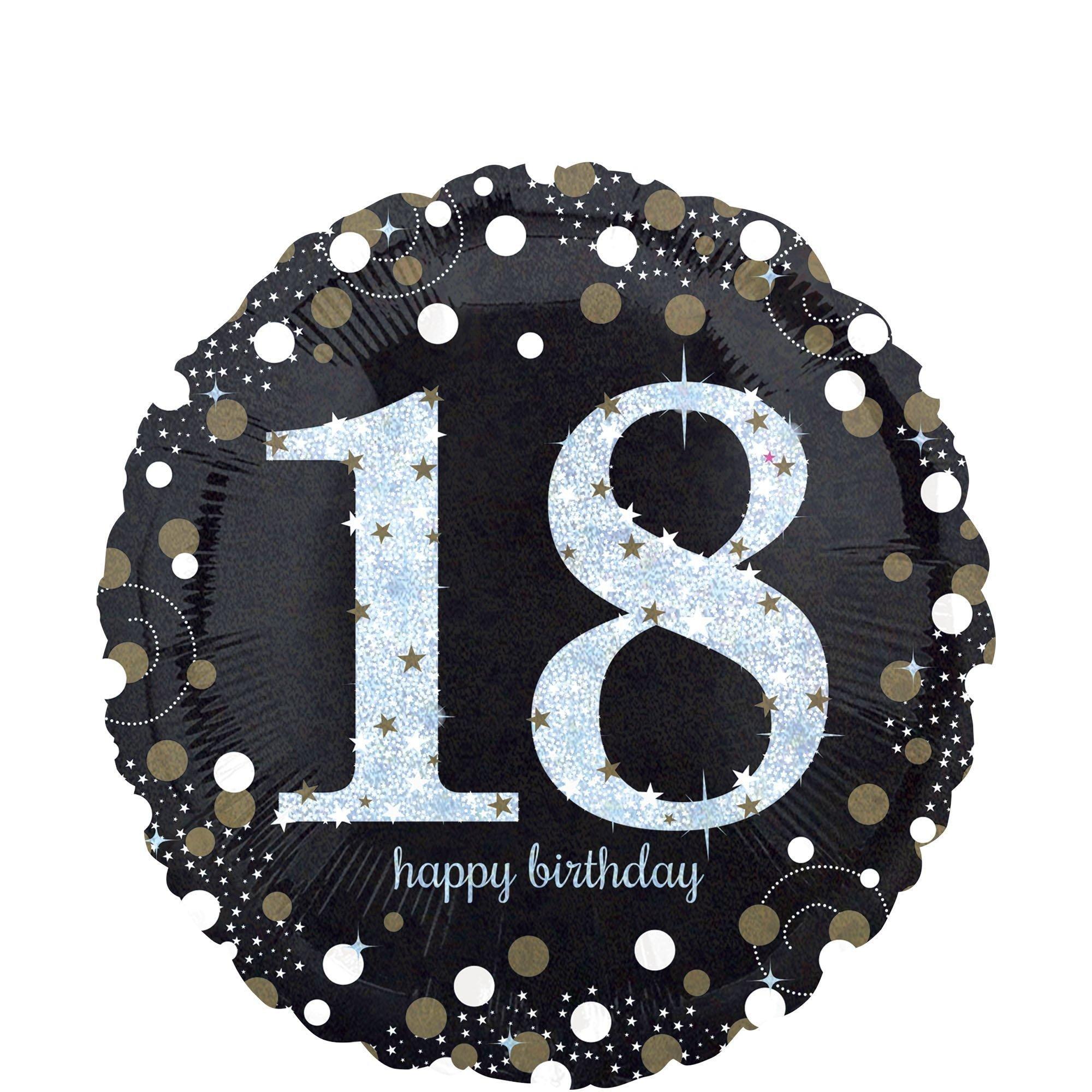 Birthday Balloon 18in - Sparkling Celebration