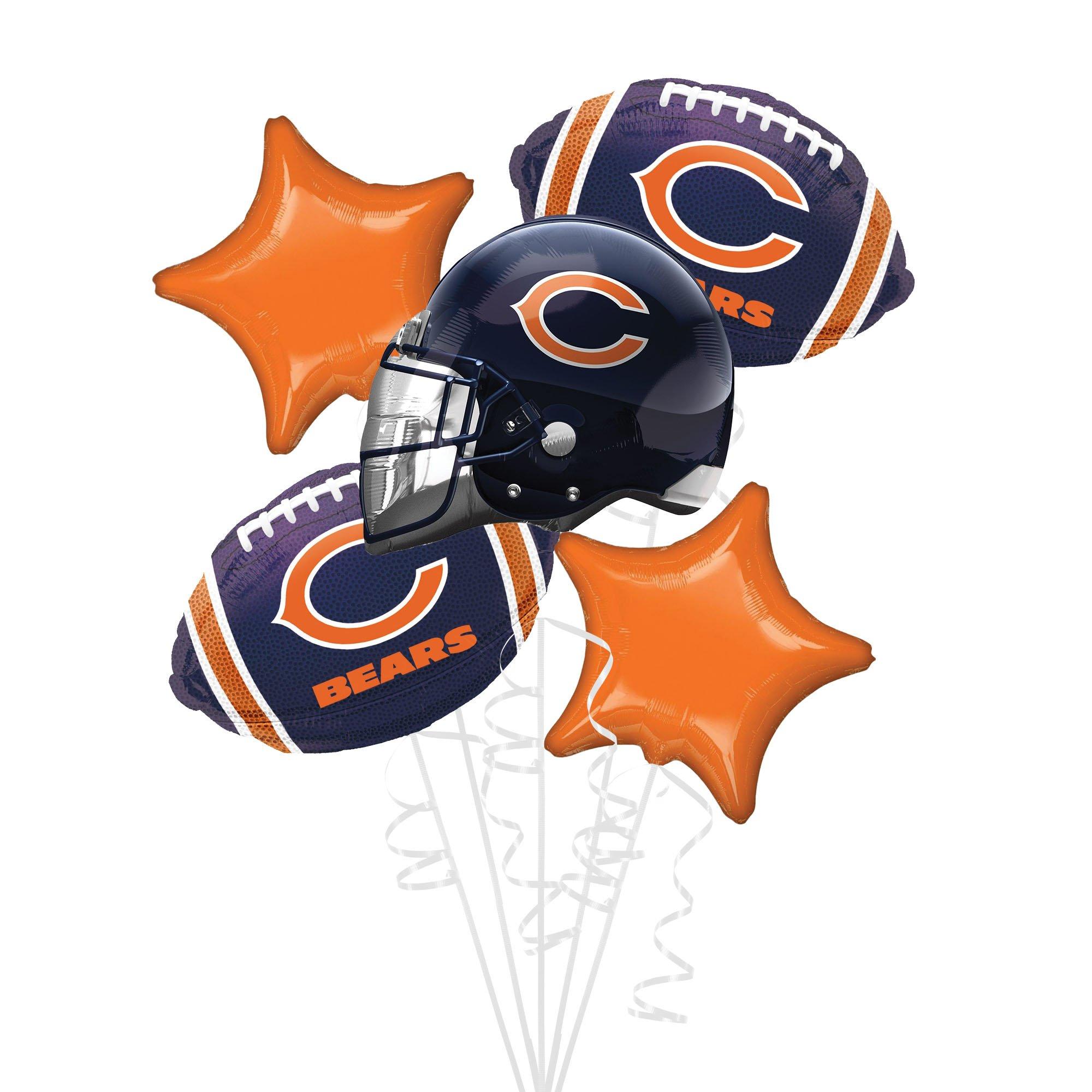 Chicago Bears Foil Balloon Bouquet