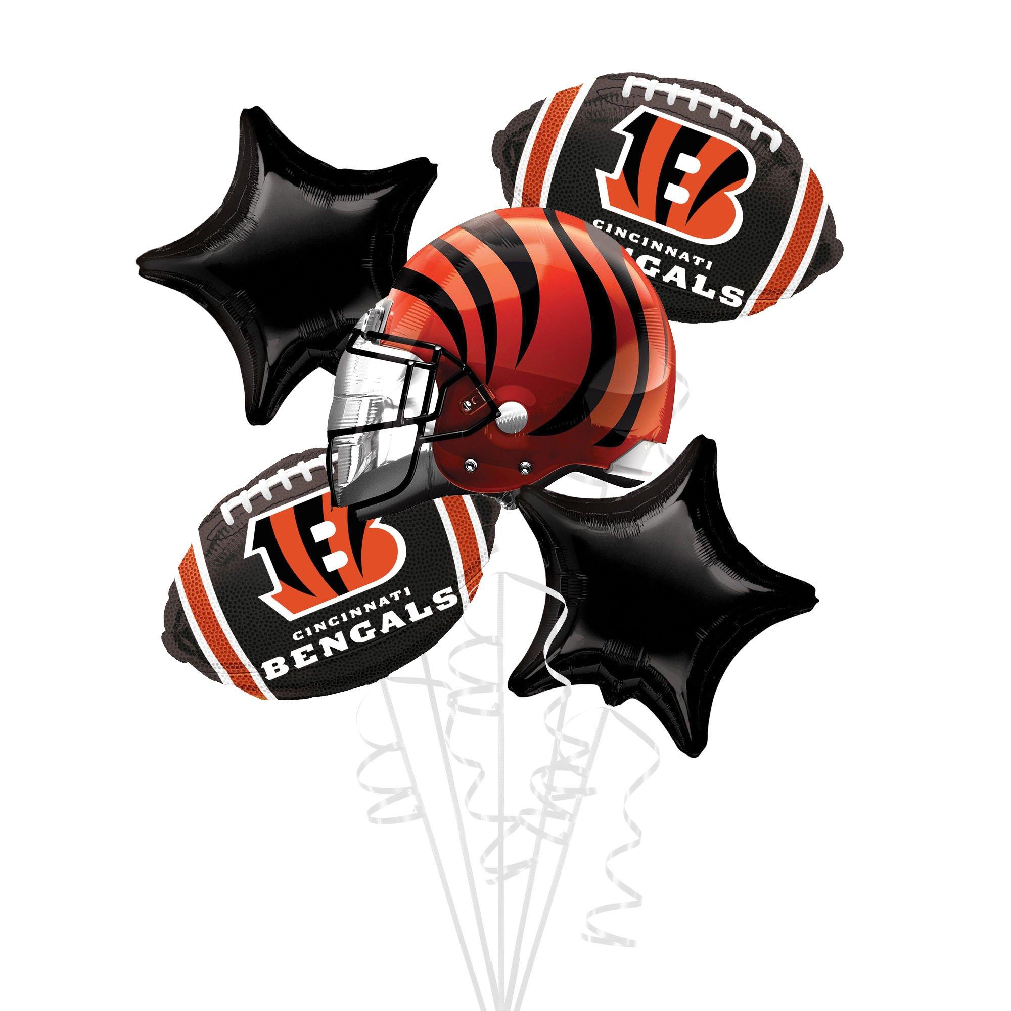 Cincinnati Bengals Foil Balloon Bouquet