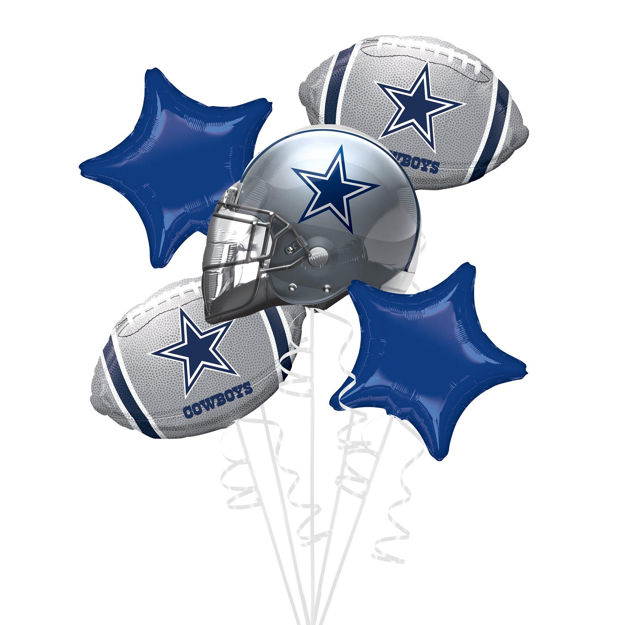 Dallas Cowboys Foil Balloon Bouquet