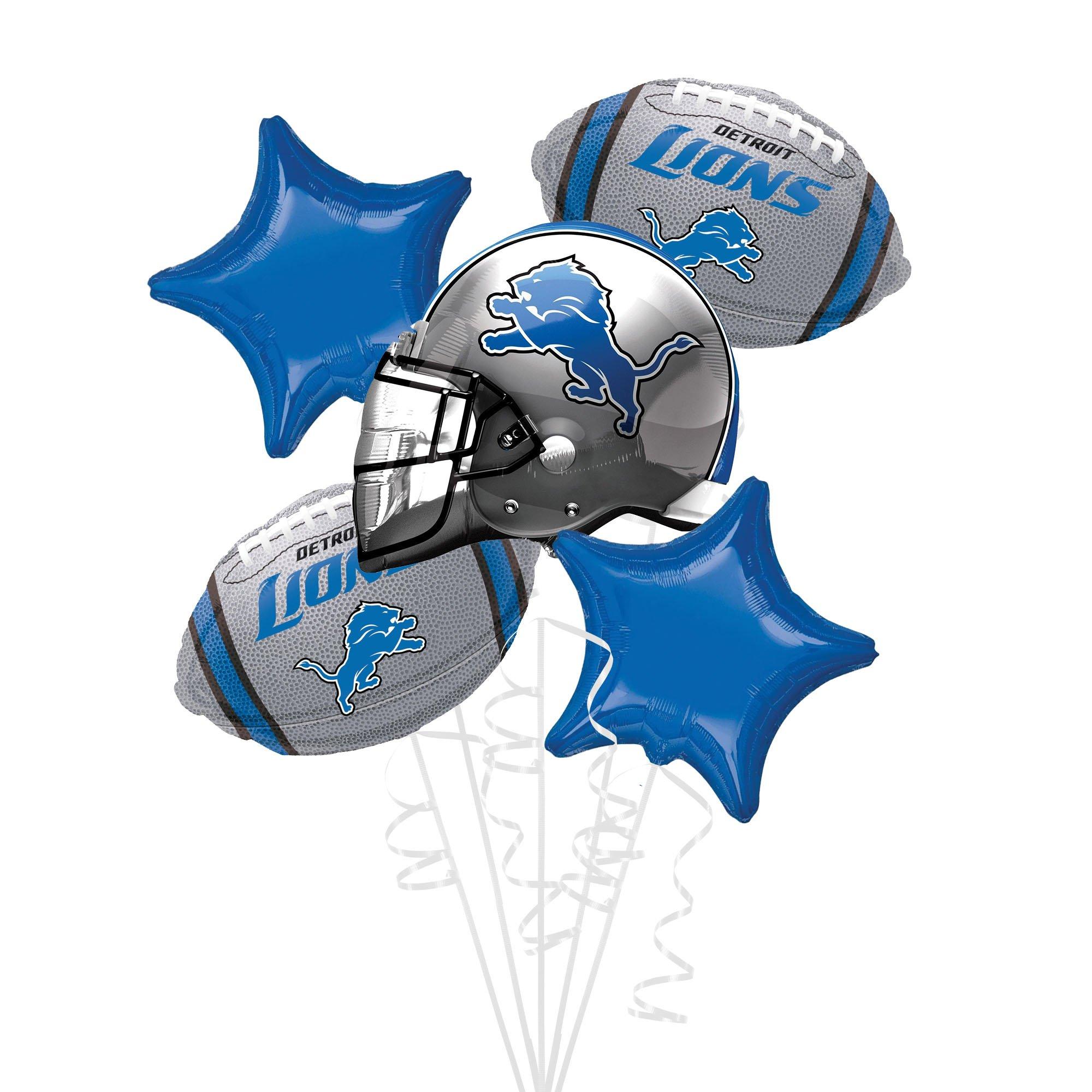 Detroit Lions Foil Balloon Bouquet