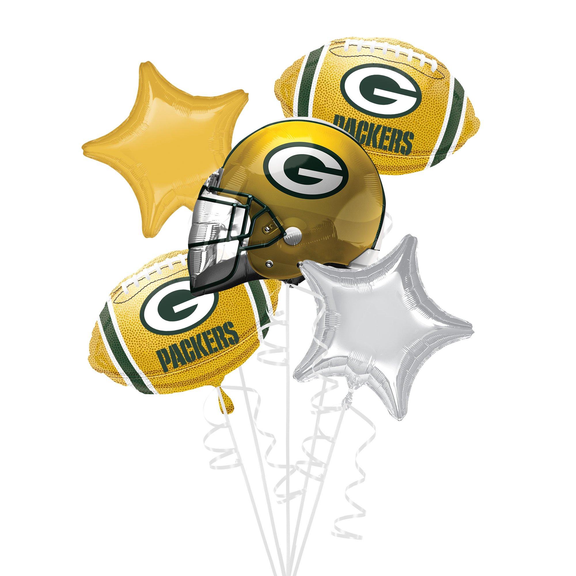 Green Bay Packers Foil Balloon Bouquet