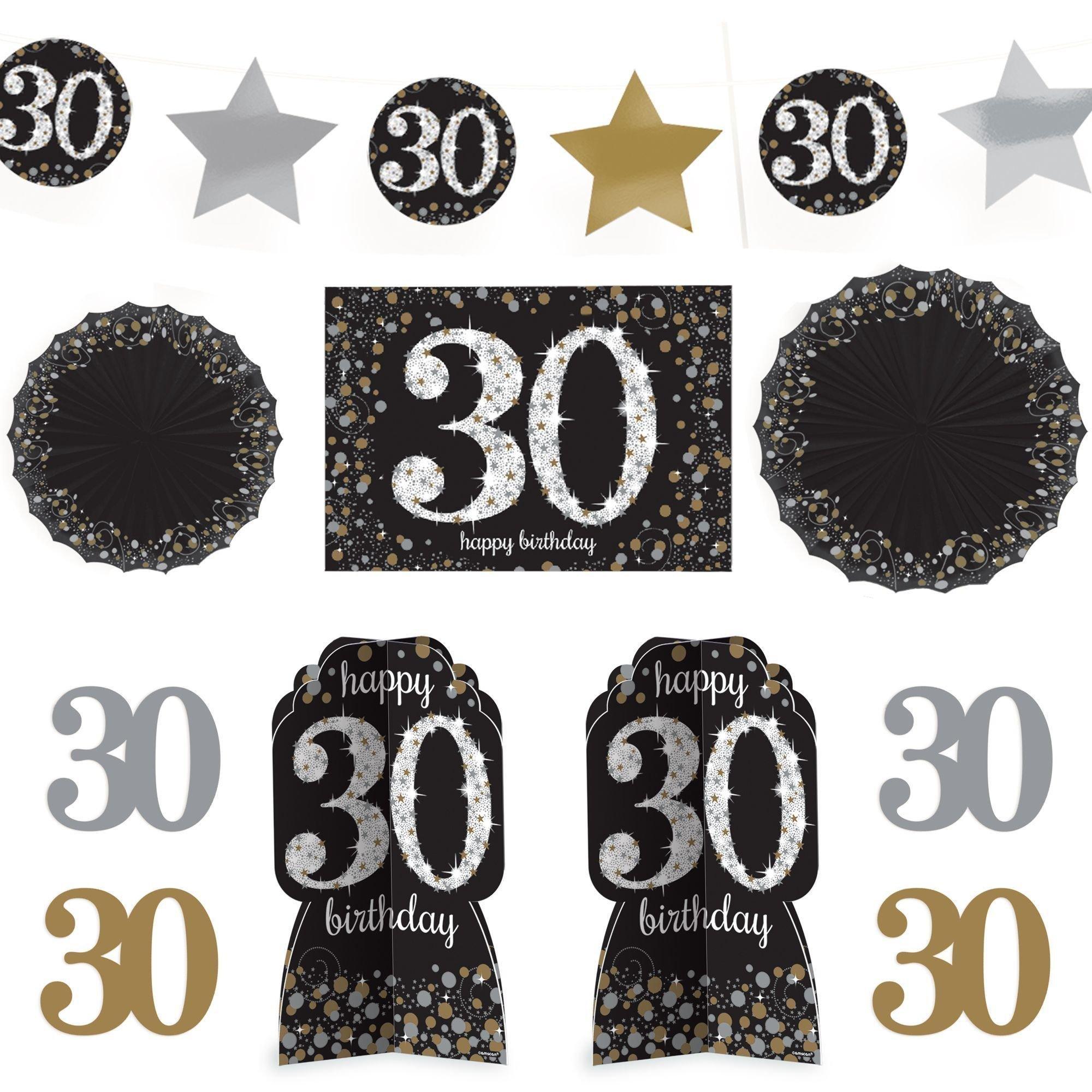 Birthday Room Decorating Kit 10pc - Sparkling Celebration