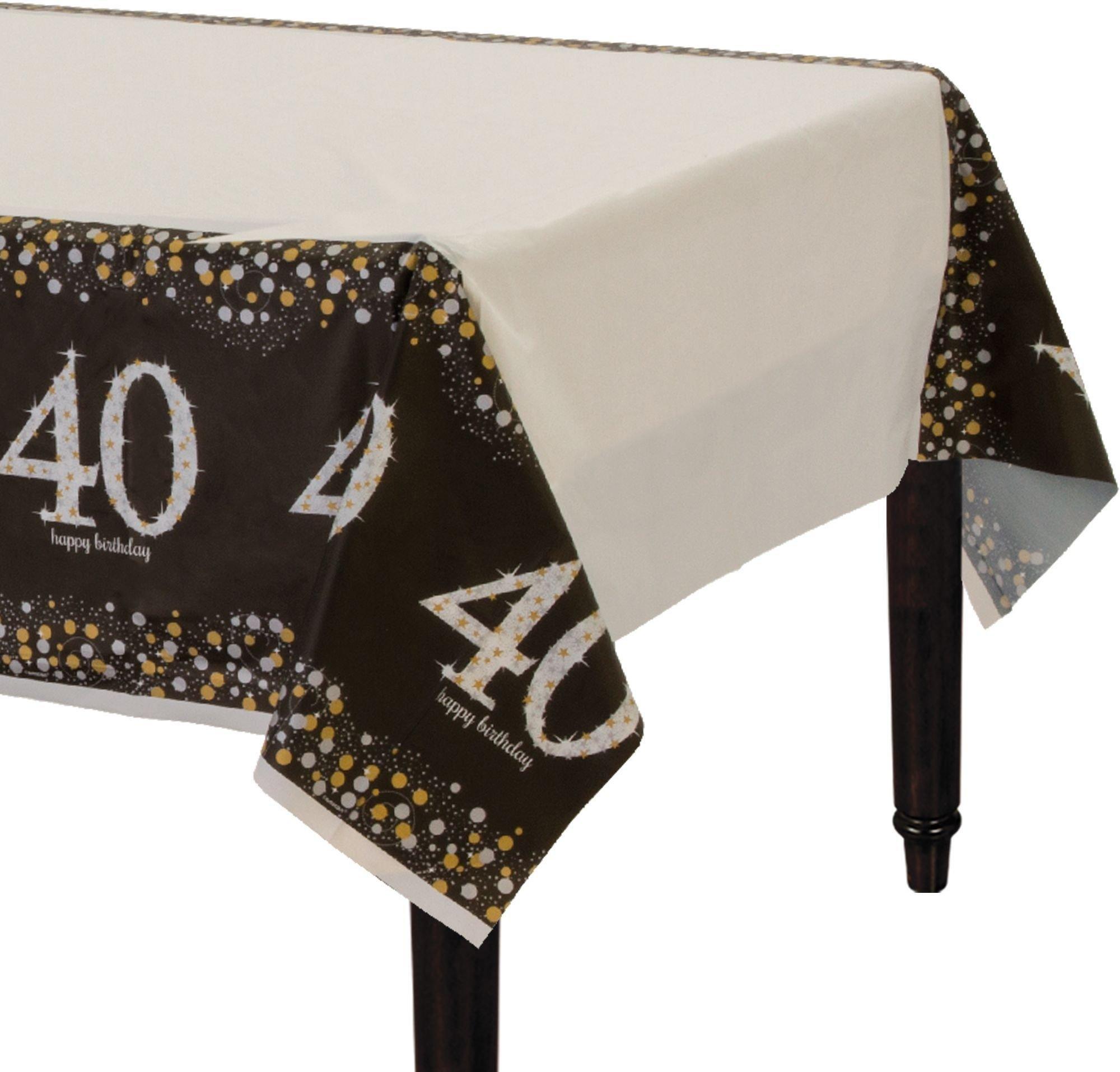 Birthday Table Cover - Sparkling Celebration