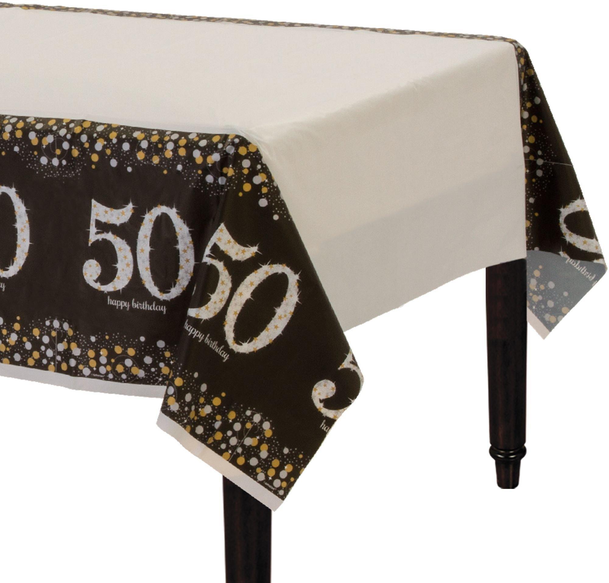 Birthday Table Cover - Sparkling Celebration