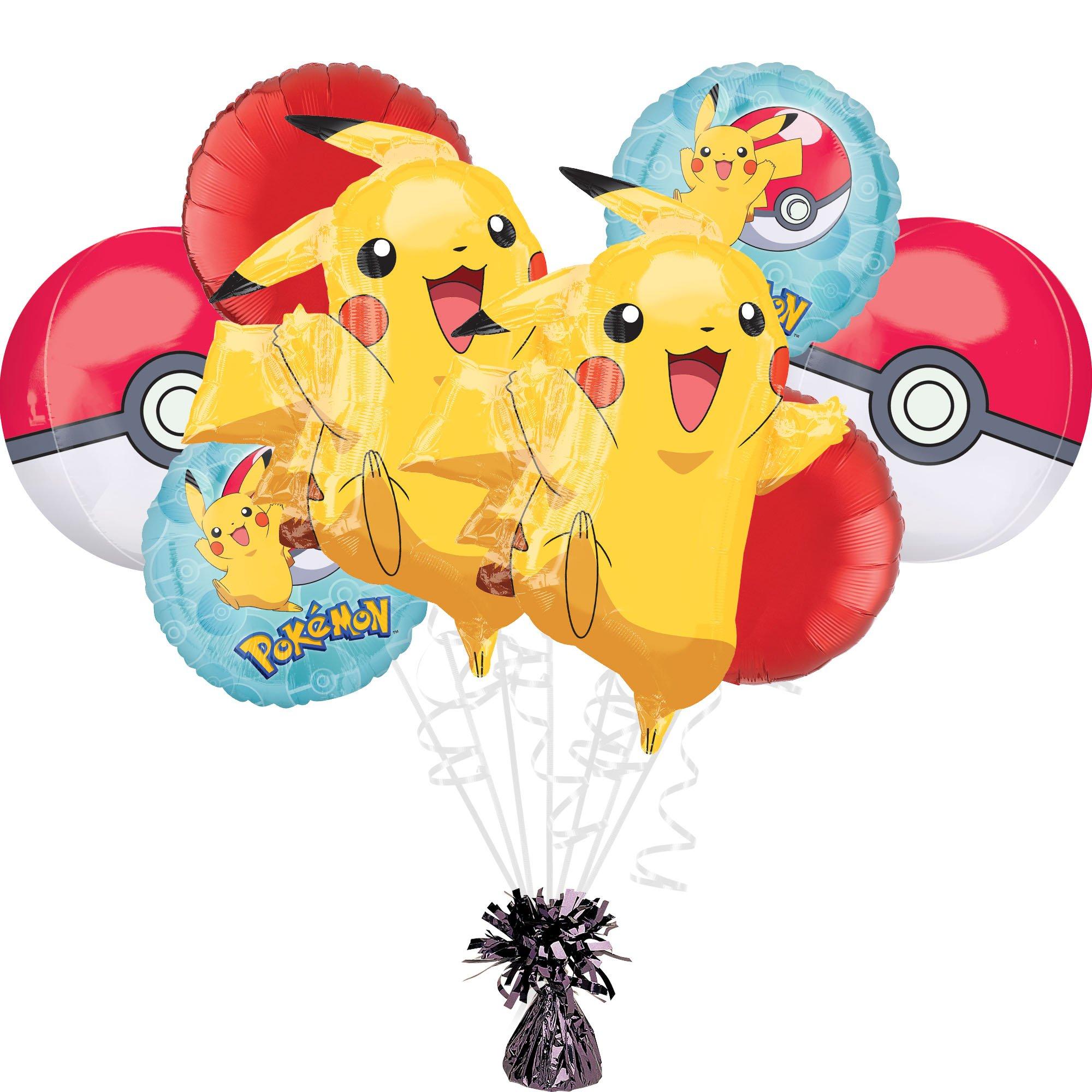 Deluxe Pikachu Pokémon Balloon Bouquet, 13pc