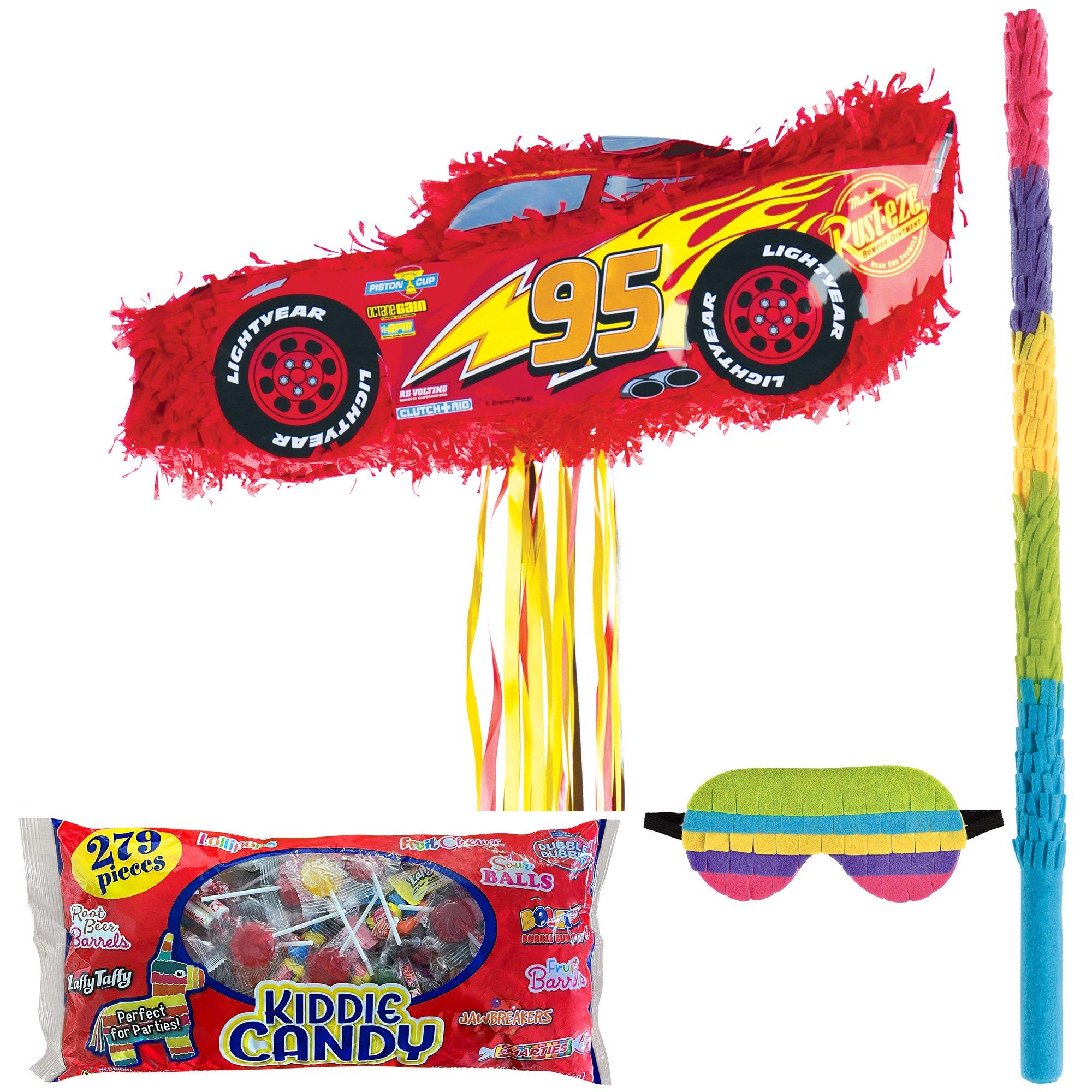 Pull String Lightning McQueen Car Pinata Kit