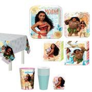 Details about   Moana Theme Birthday Party Supplies Set Tablecover Plates Cups Napkins Candles 