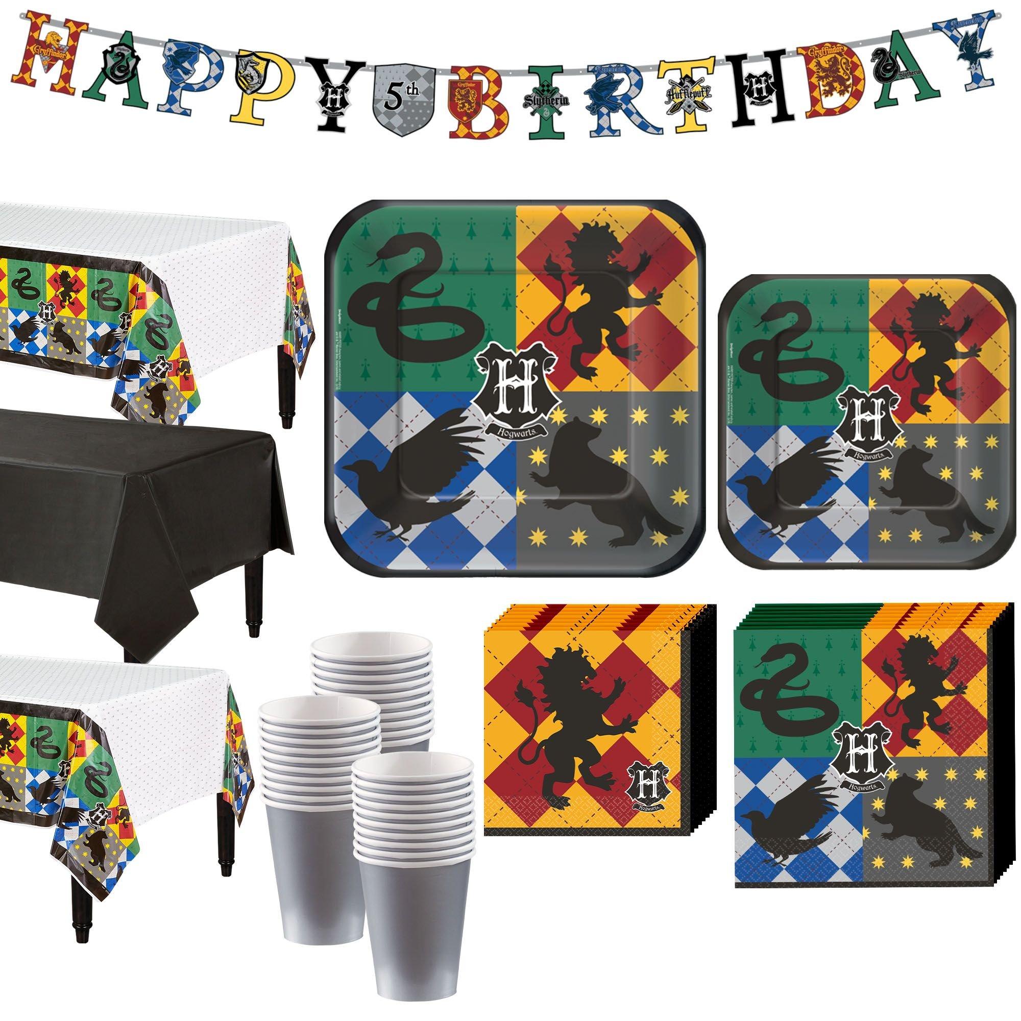  Harry Potter Birthday Decorations and Harry Potter Party  Supplies & Tableware for 16 Guests for your Harry Potter Party for Girls or  Boys Birthday Party : Home & Kitchen