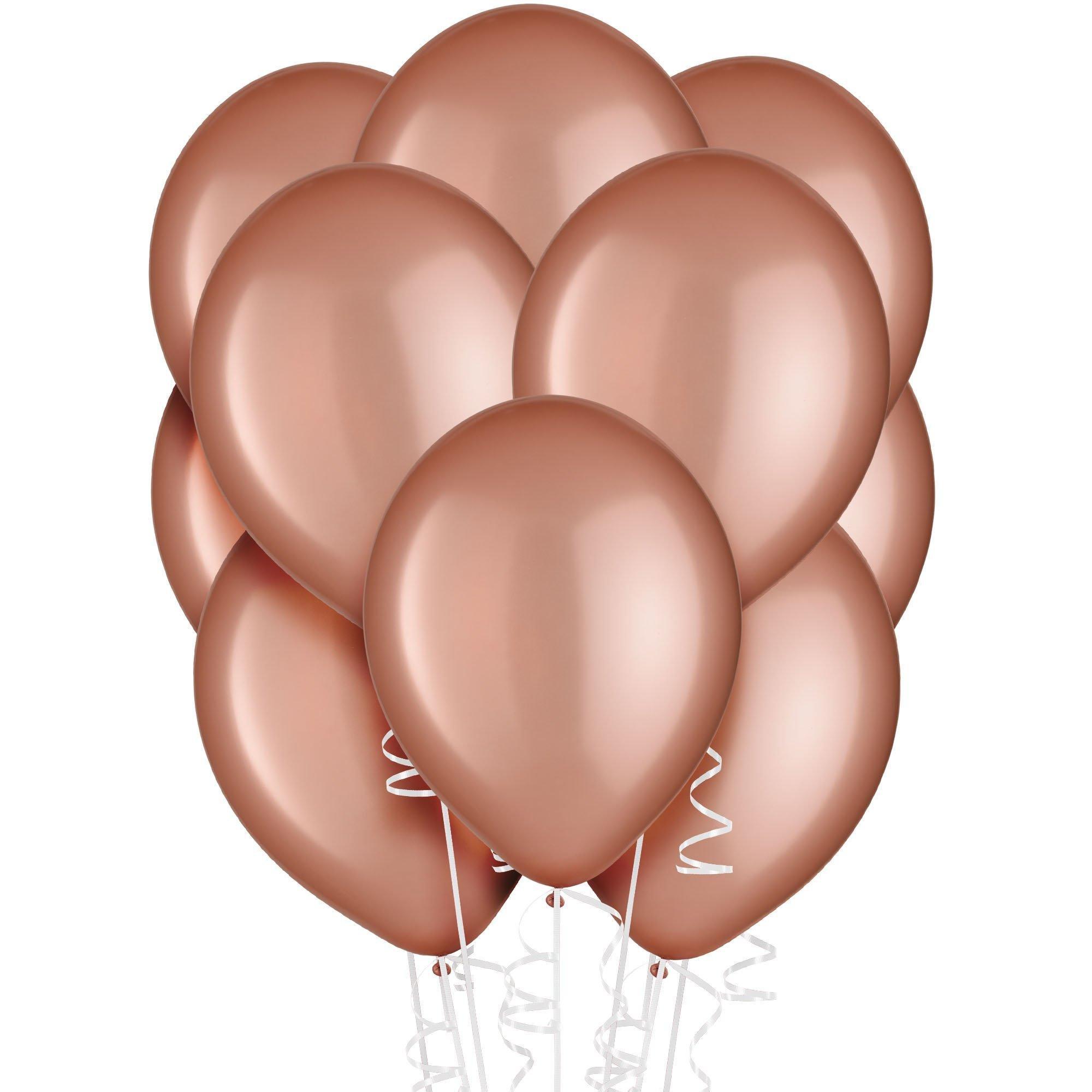 Rose Gold Pearl Latex Balloons