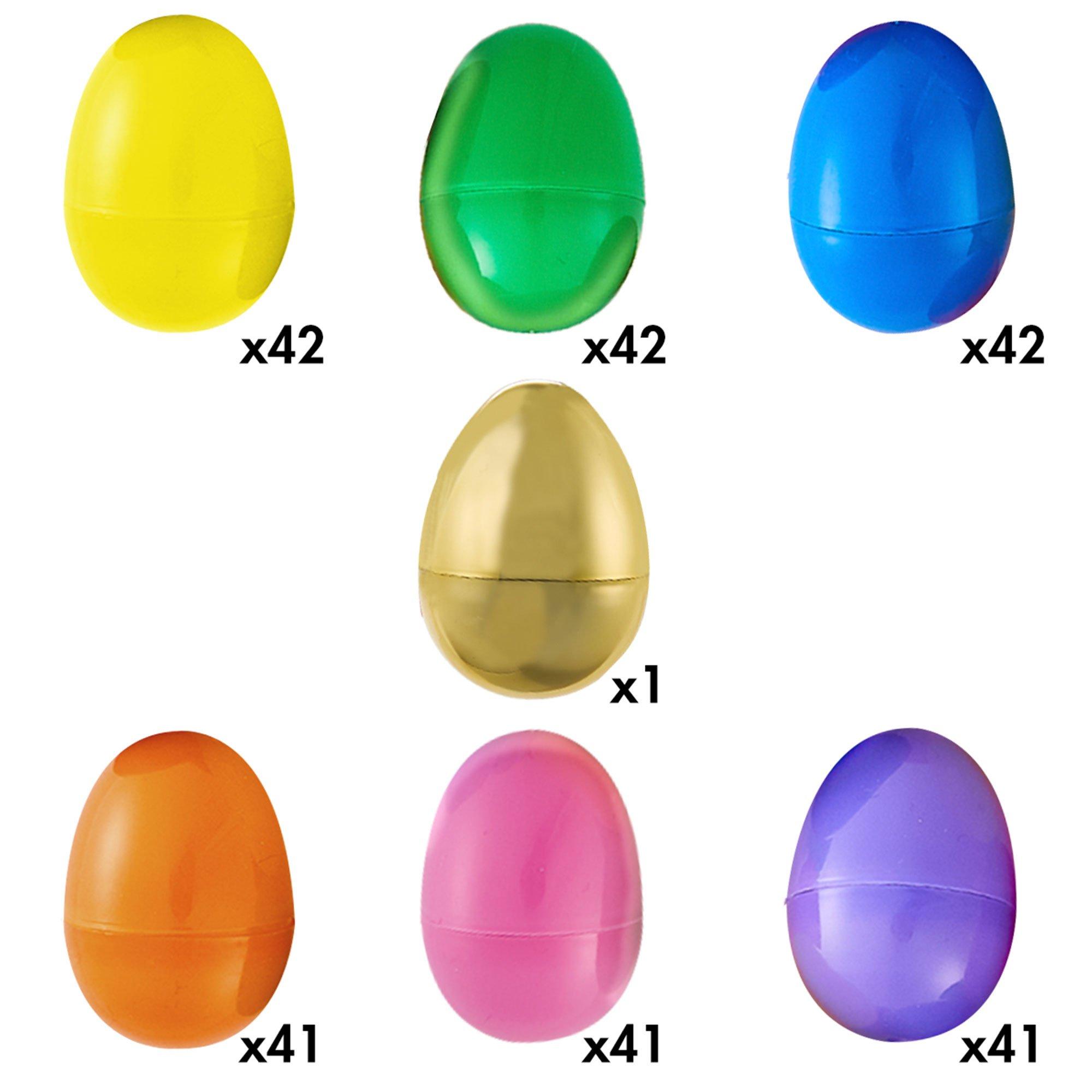 Multi-Coloured Fillable Easter Eggs, 6-pk