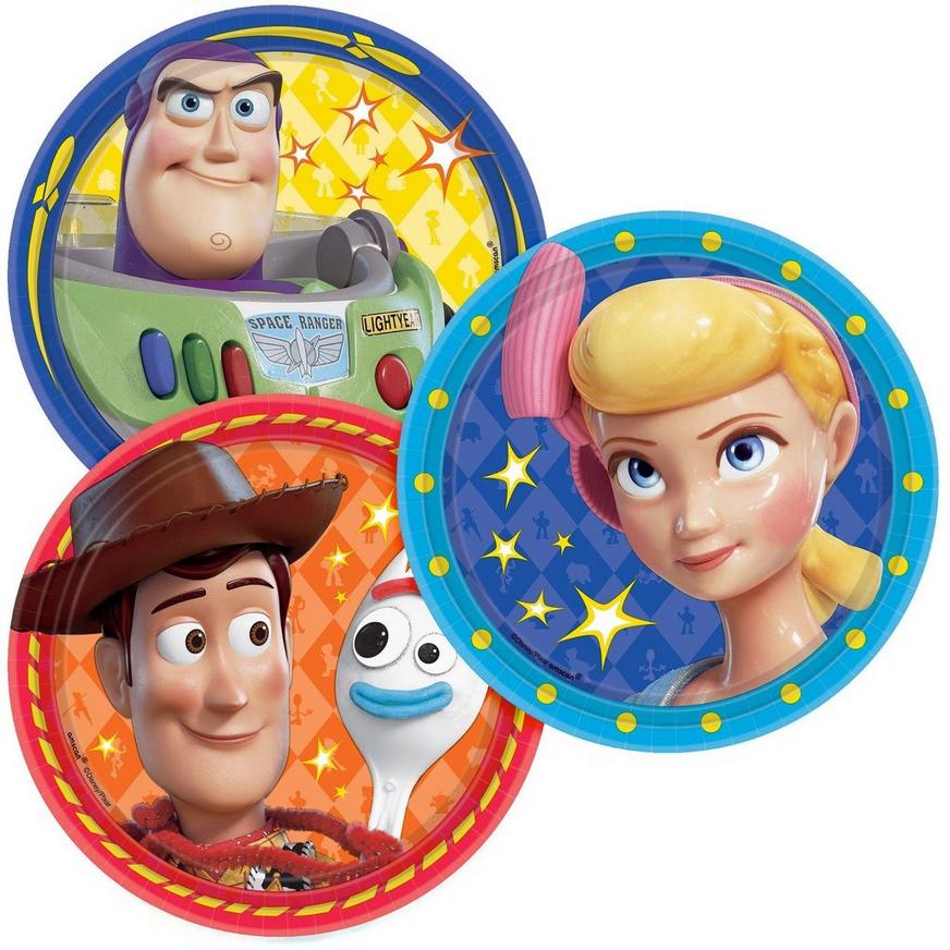 Personalised Toy Story Birthday Party bag Thank You Round Stickers 24 