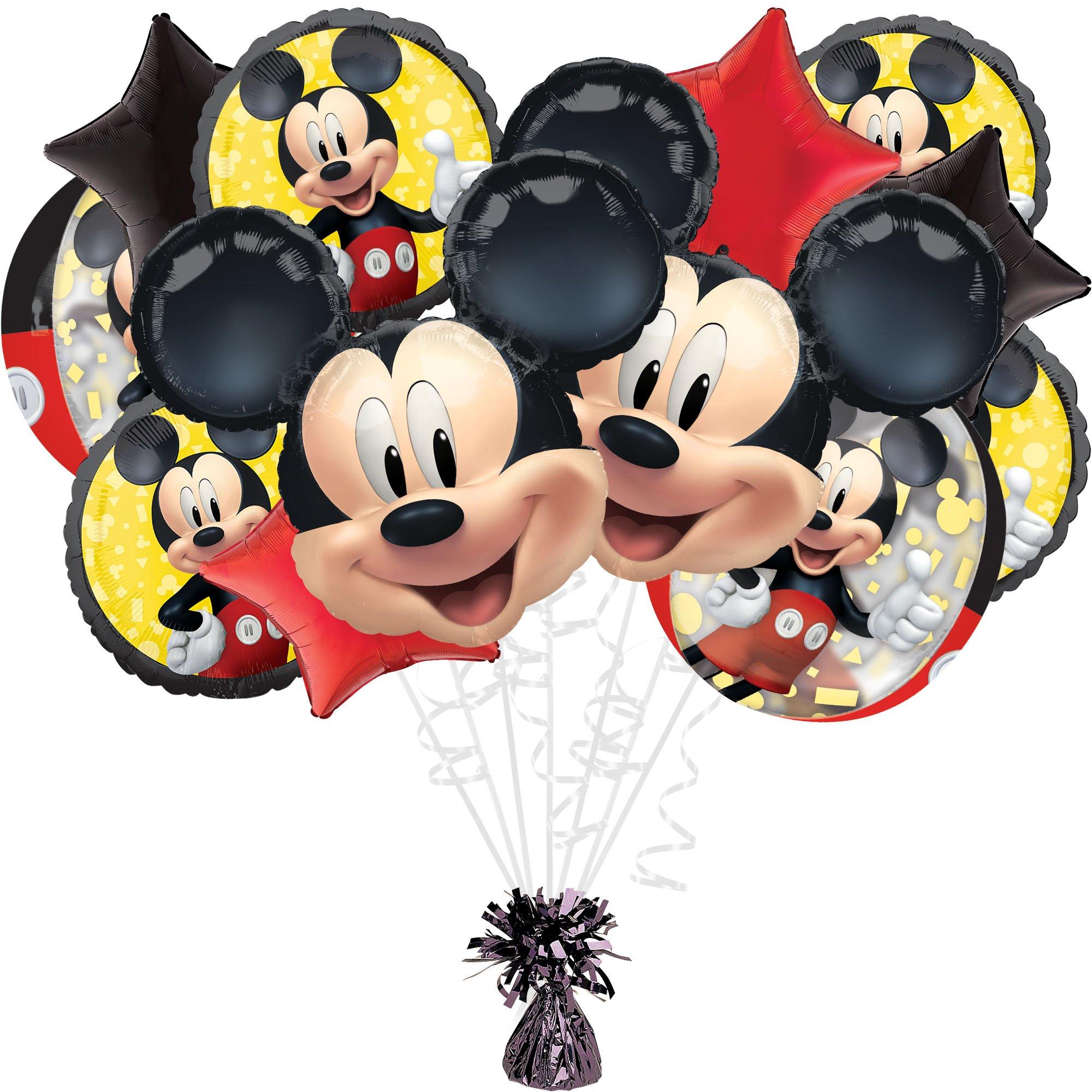 Mickey Mouse Forever Foil Balloon Bouquet, 5pc