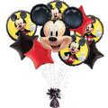 Mickey Mouse Forever Foil Balloon Bouquet, 5pc