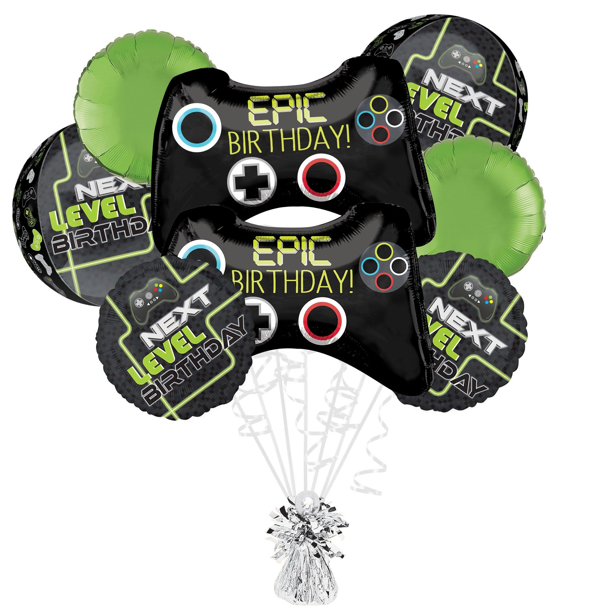 Video Game 11th Birthday Party Decorations for Boys Girls Game Fans Game on  Level up Birthday Party Supplies Game Controller Balloons Gaming Happy