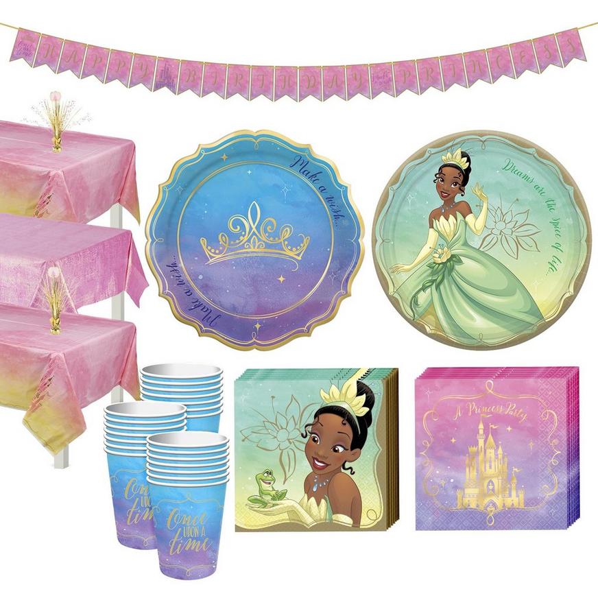 Disney PRINCESS DREAMING Birthday Party Range Tableware Balloons & Decorations 