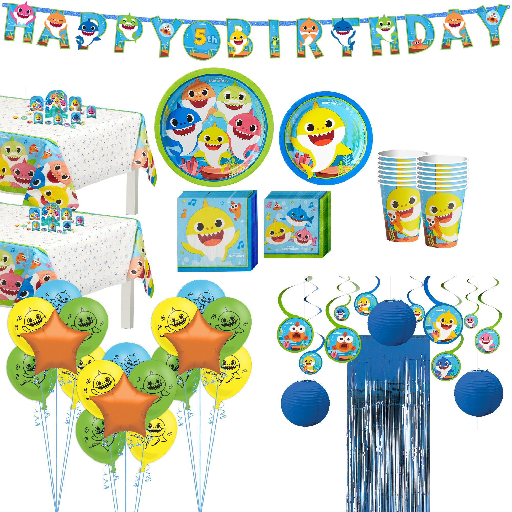 Baby Shark Ultimate Birthday Party Kit For 16 Guests Party City