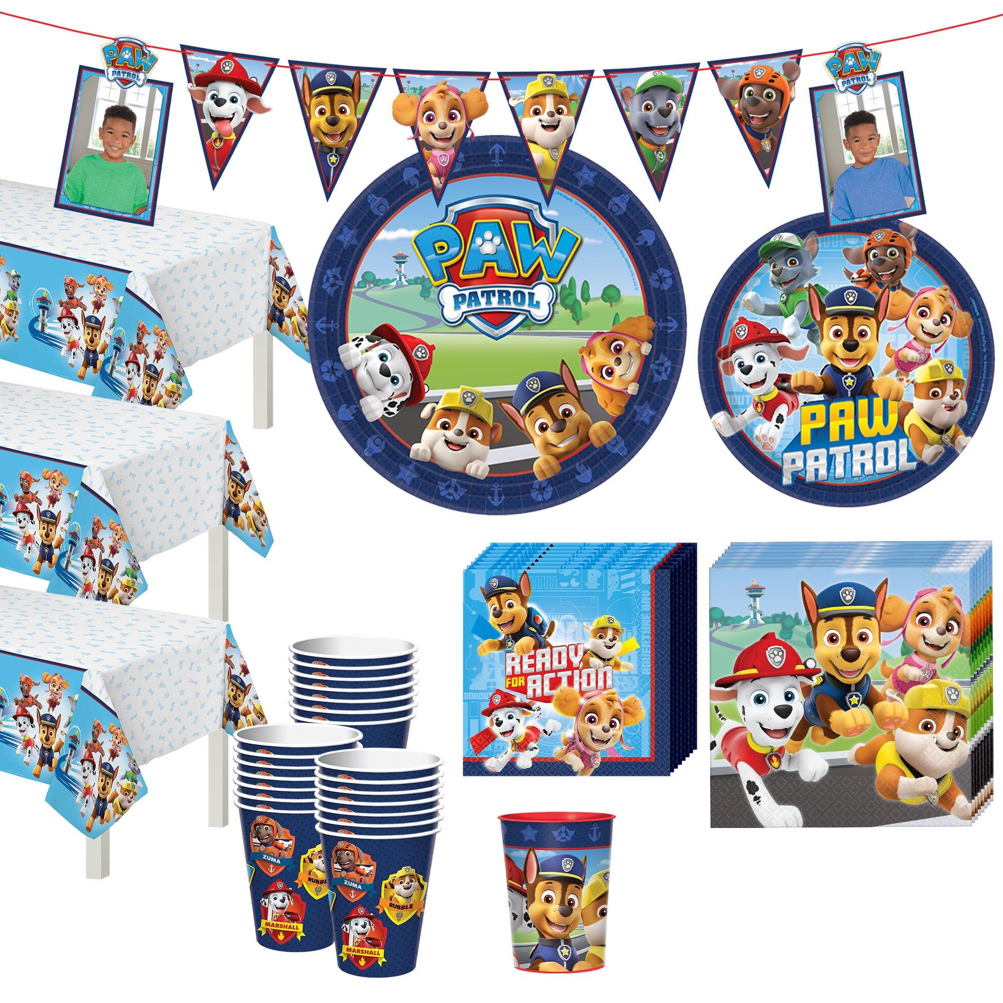 Paw Patrol party supplies 8 Luncheon Plates 9