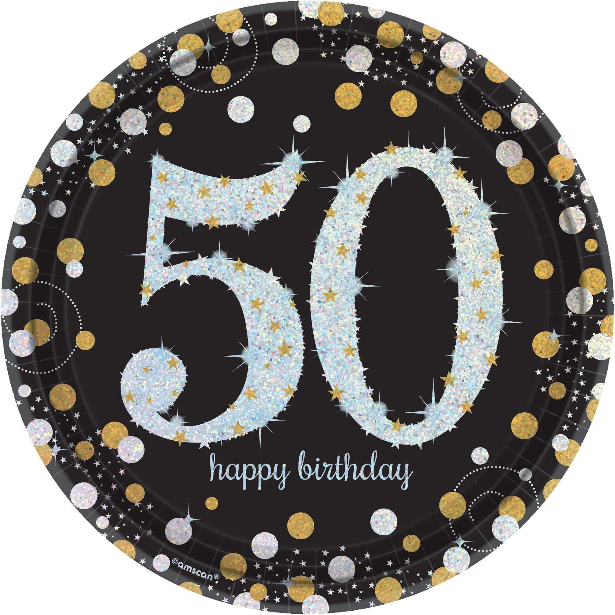 Sparkling Celebration 50th Birthday Party Kit for 16 Guests | Party City