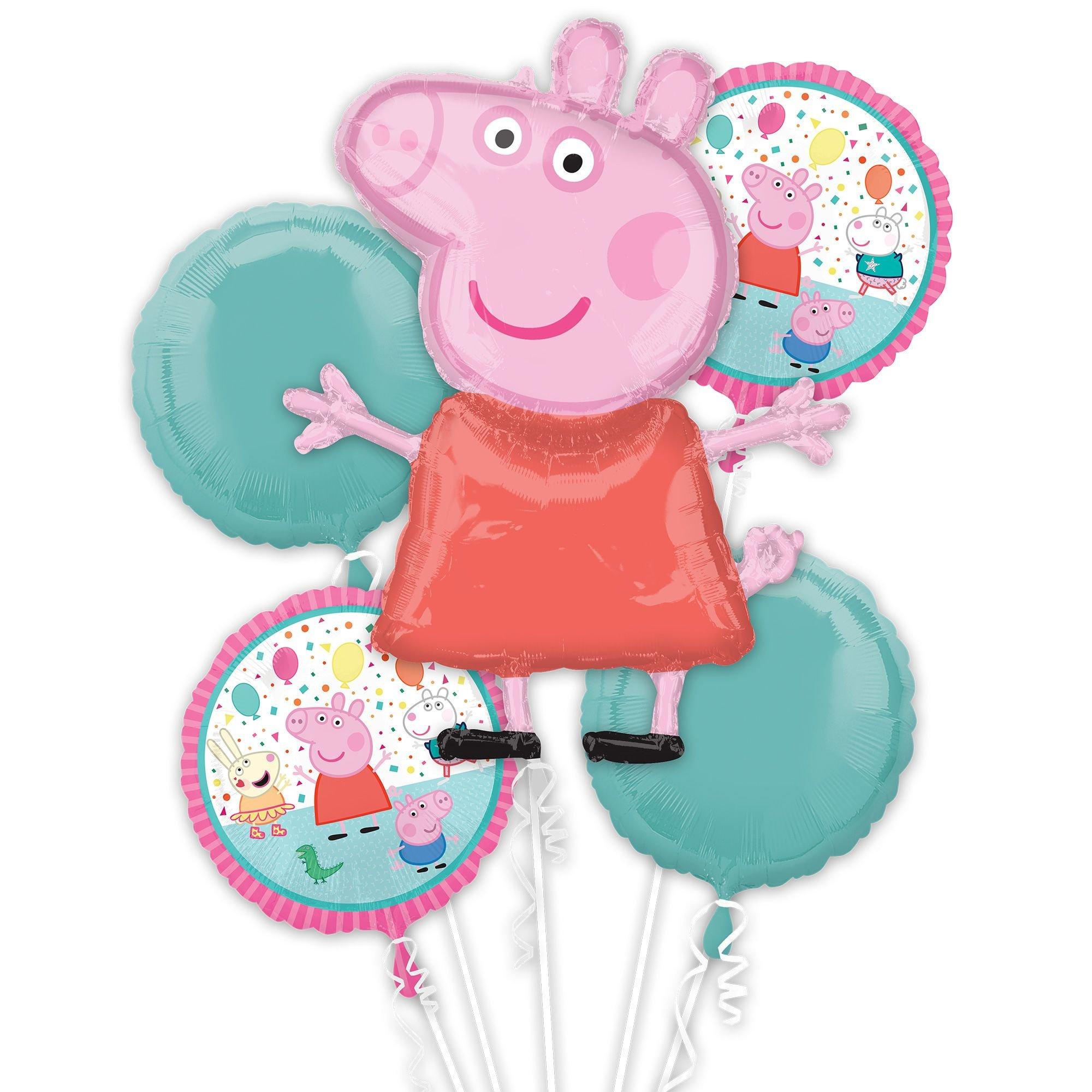 Peppa Pig Party Balloons Birthday George Air Helium Family Decorations  Children