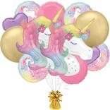 Premium Enchanted Unicorn Balloon Bouquet, 8pc