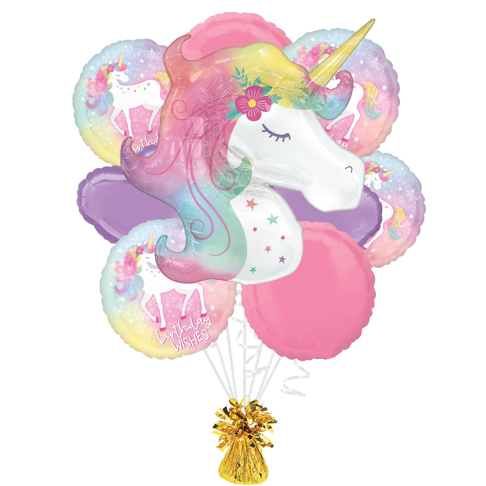 Rainbow Unicorn Birthday Supplies Set Unicorn Balloons S Plates Napkin  Birthday Party Decorations Kid Girl 1 2 3 4 5 Year Old