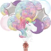 Luminous Birthday Foil Balloon Bouquet