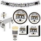 Achievement Is Key Graduation Party Tableware Kit for 50 Guests