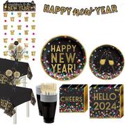 Colorful Confetti New Year's Eve Tableware Kit