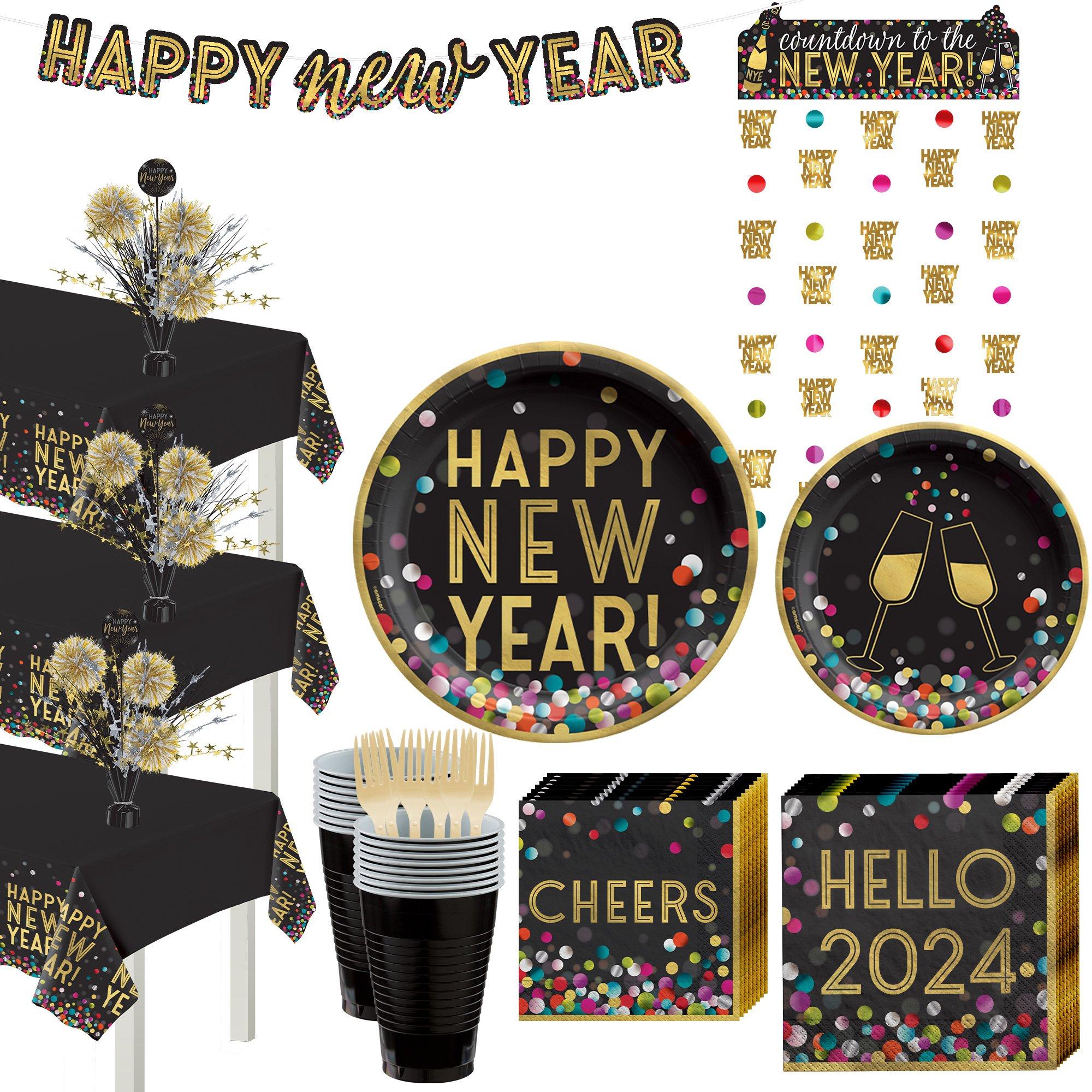 Big Dot Of Happiness Hello New Year - Nye Party Paper Beverage