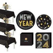 Bubbly This Way New Year's Eve Tableware Kit