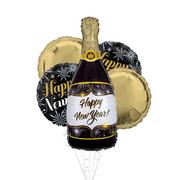 New Year Bubbles Foil & Latex Balloon Bouquet