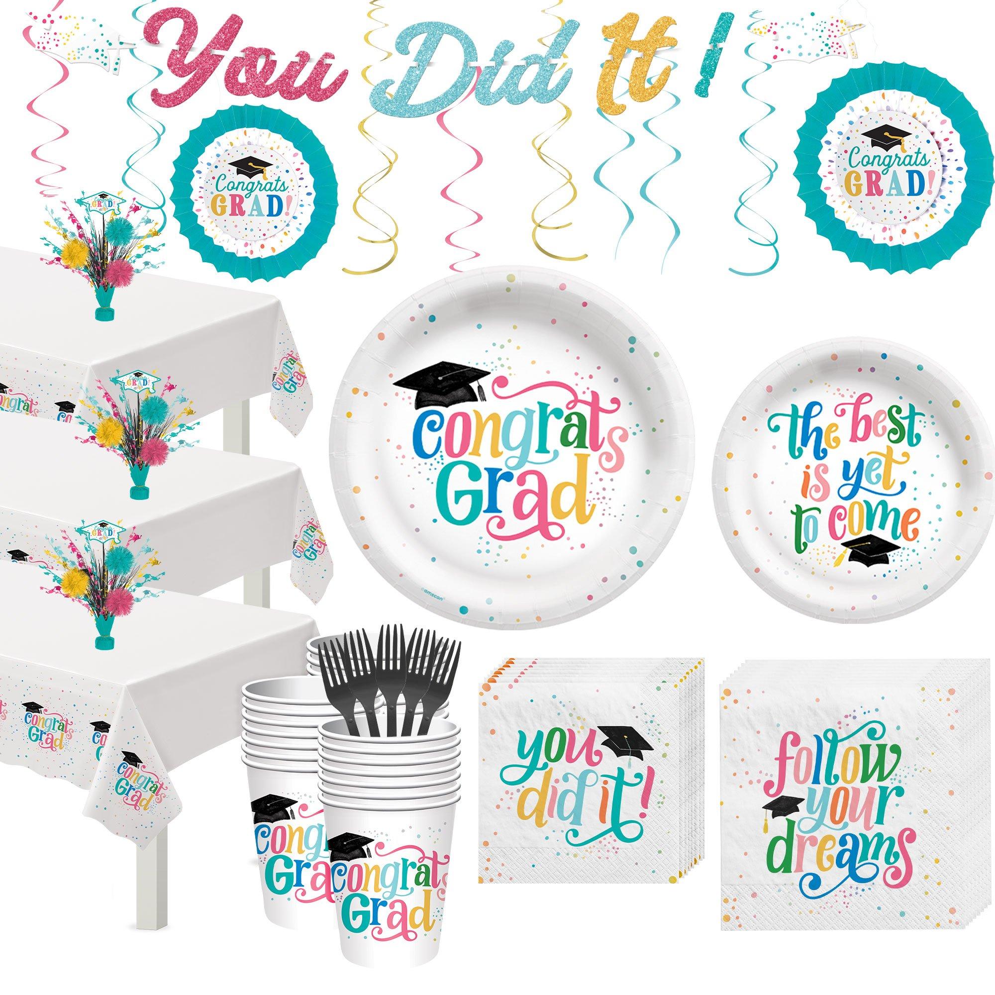 Follow Your Dreams 2022 Graduation Party Kit for 60 Guests | Party City