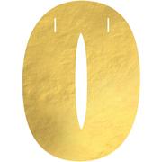Metallic Gold Number Cardstock Cutout, 6.25in x 4.5in - Create Your Own Banner