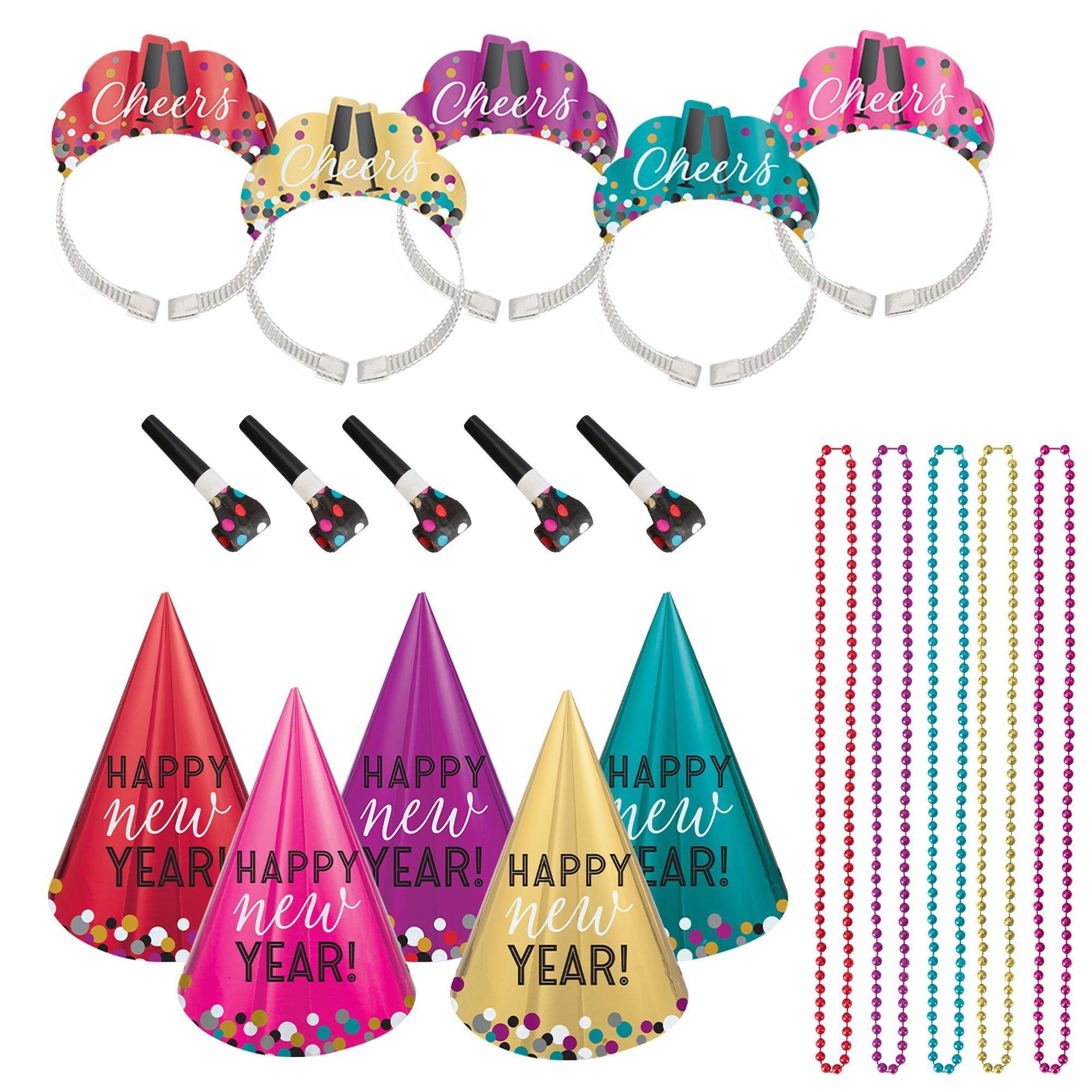 Colorful Confetti New Year's Eve Party Kit